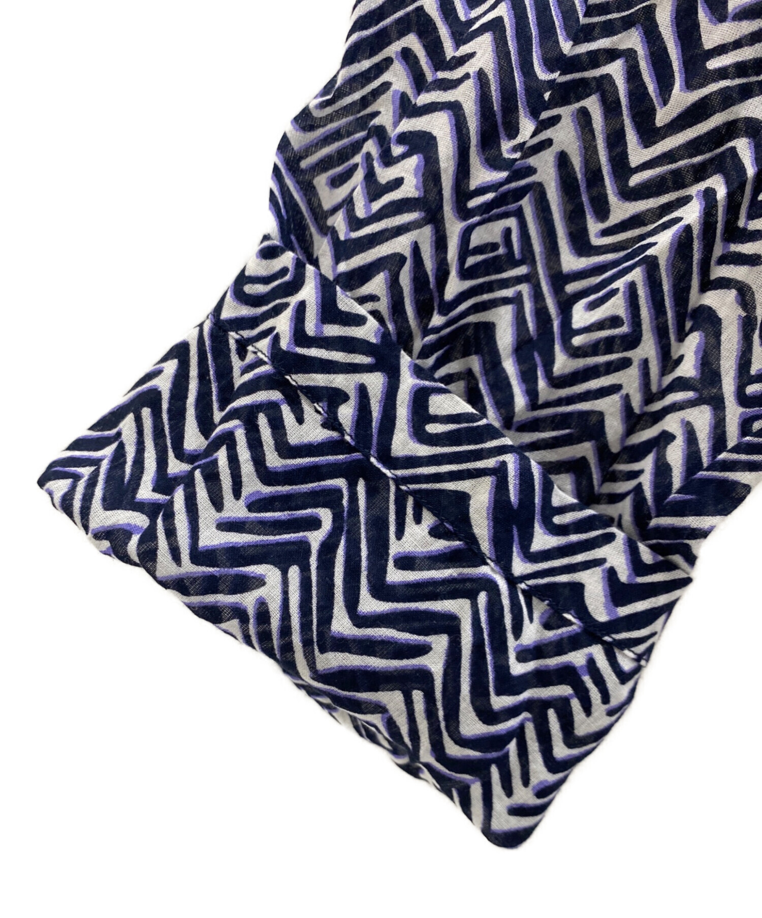 中古・古着通販】ne quittez pas (ヌキテパ) COTTON VOILE ZIGZAG GOWN