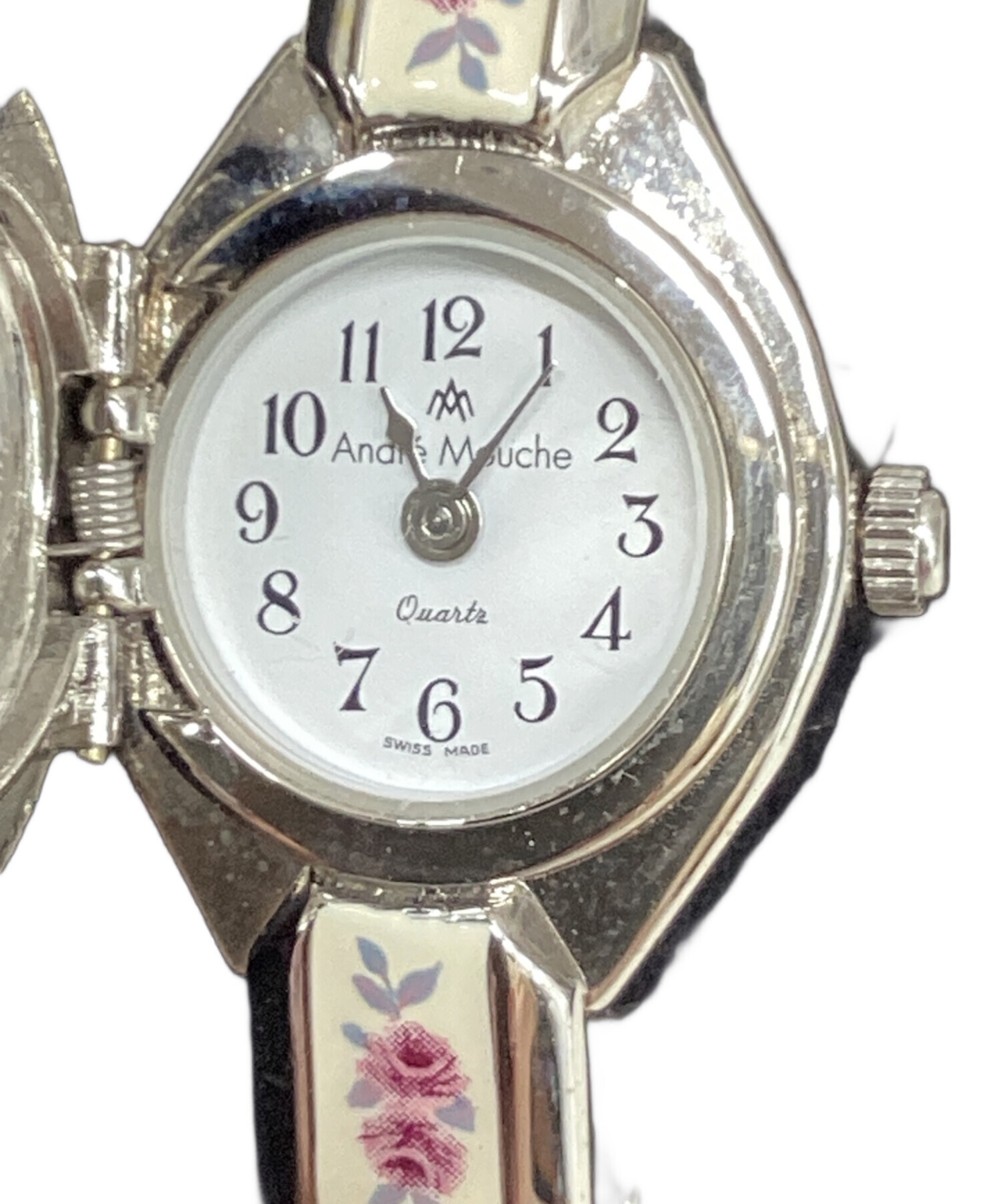 Andre Mouche アンドレムッシュ ダイヤベゼル クォーツ 腕時計 中古・古着通販】Andre Mouche (アンドレムッシュ) 腕時計｜ブランド