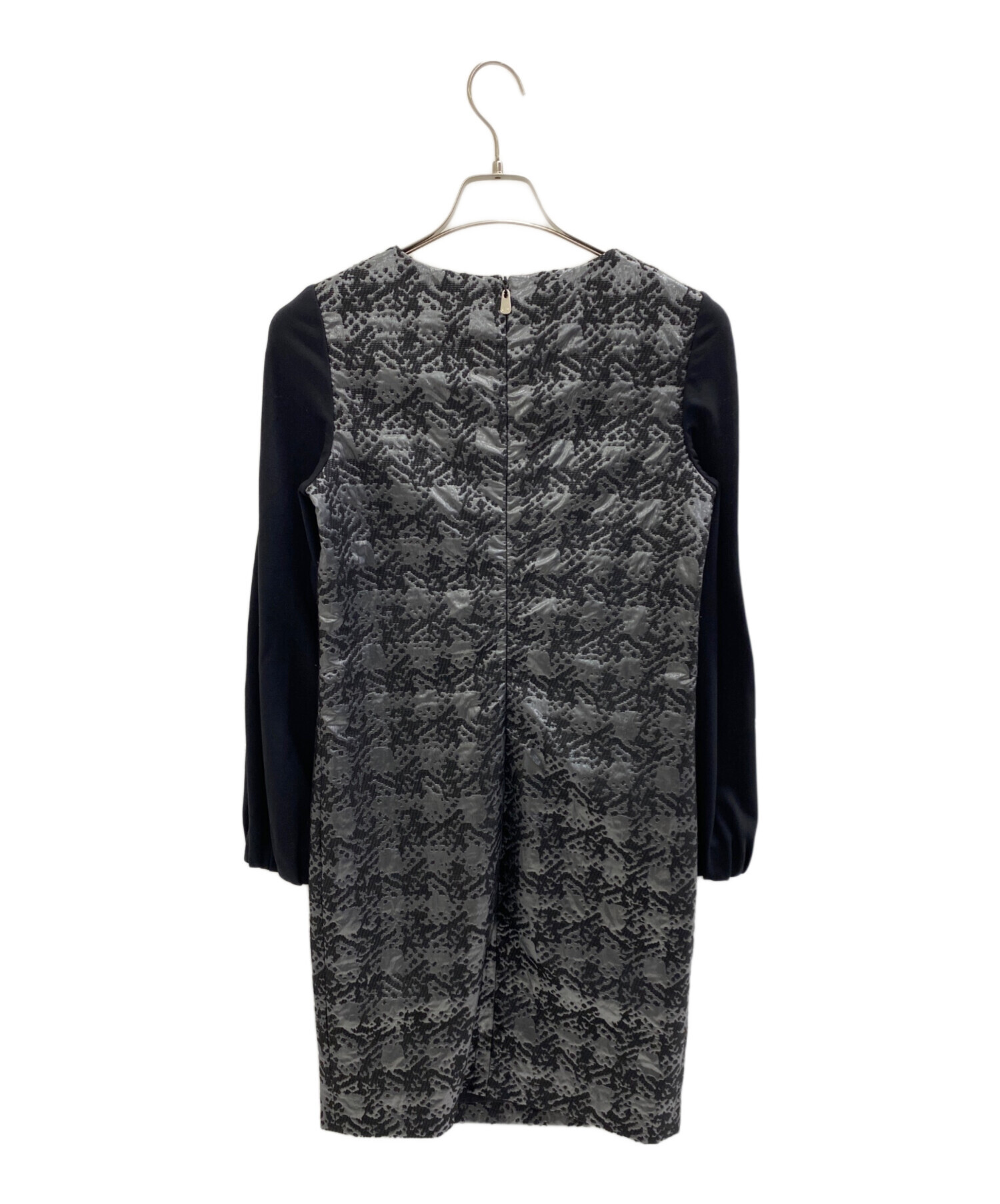 定価2310000円【ESCADA】エスカーダ　総ビーズ刺繍ビスチェドレス　36 中古・古着通販】ESCADA (エスカーダ) 長袖ワンピース ブラック サイズ