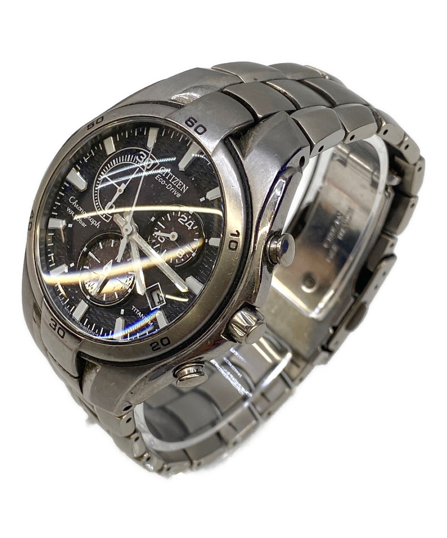 中古・古着通販】CITIZEN (シチズン) 腕時計 ブラック｜ブランド・古着
