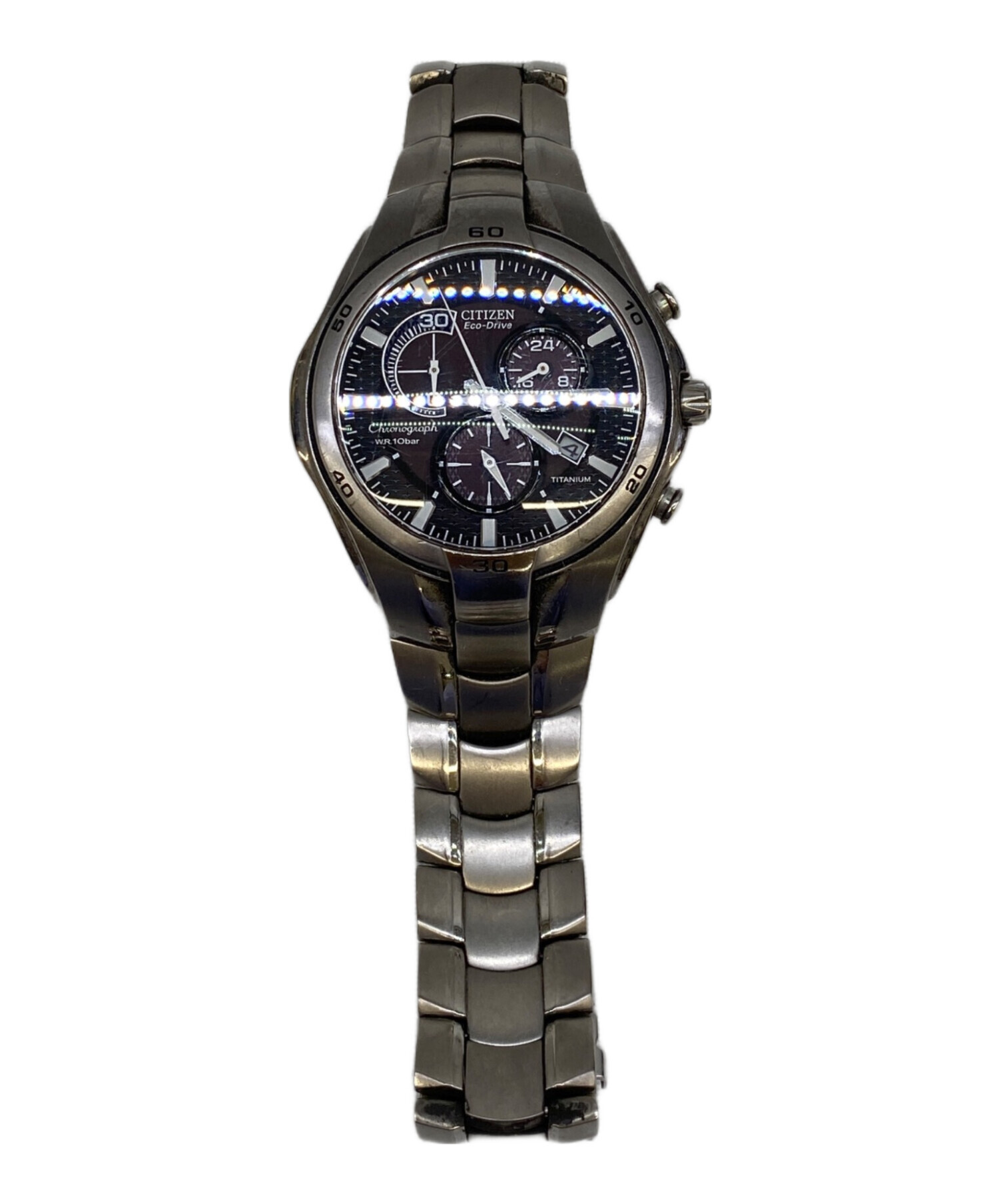 ザシチズン　2001年　CTG57-70615 SS 腕時計 中古・古着通販】CITIZEN (シチズン) 腕時計 ブラック｜ブランド・古着