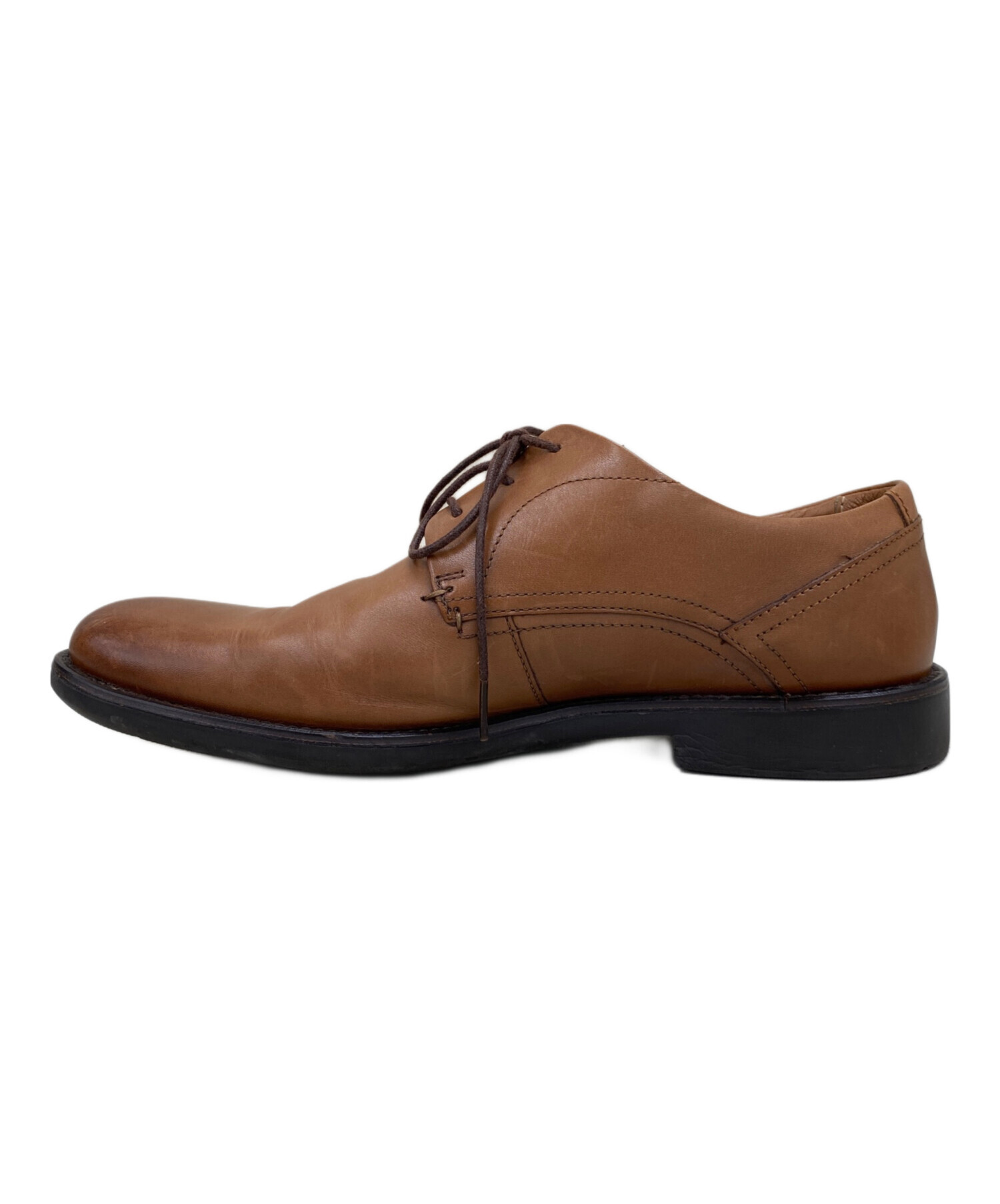 中古・古着通販】CLARKS (クラークス) プレーントゥシューズ ブラウン