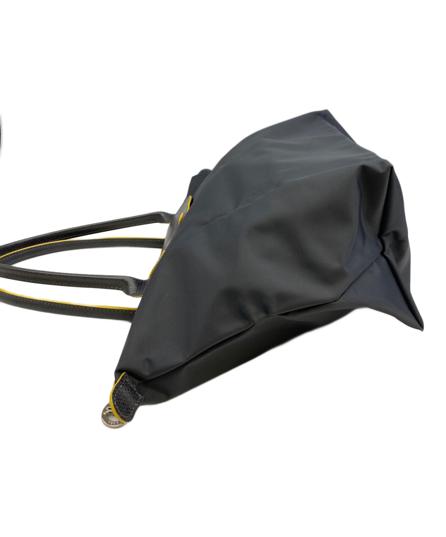 中古・古着通販】LONGCHAMP (ロンシャン) ナイロントートバッグ グレー
