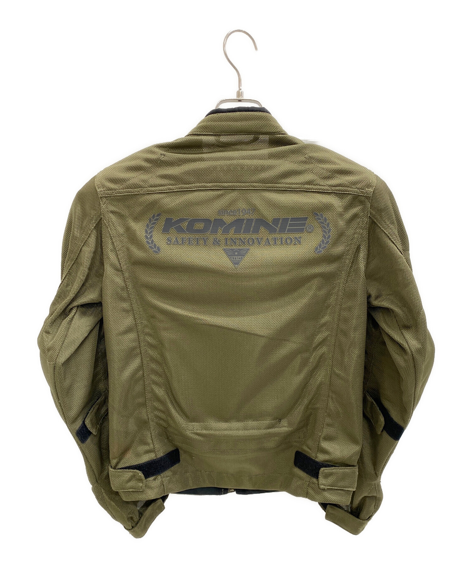 Komine メッシュジャケット オリーブグリーン 古着 中古・古着通販】komine (コミネ) ライダースジャケット グリーン