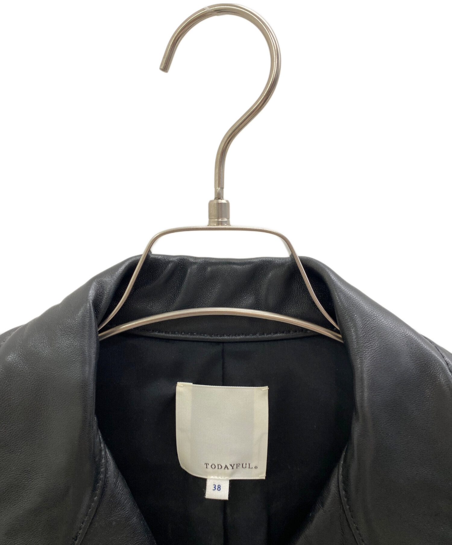 中古・古着通販】TODAYFUL (トゥデイフル) レザージャケット ブラック