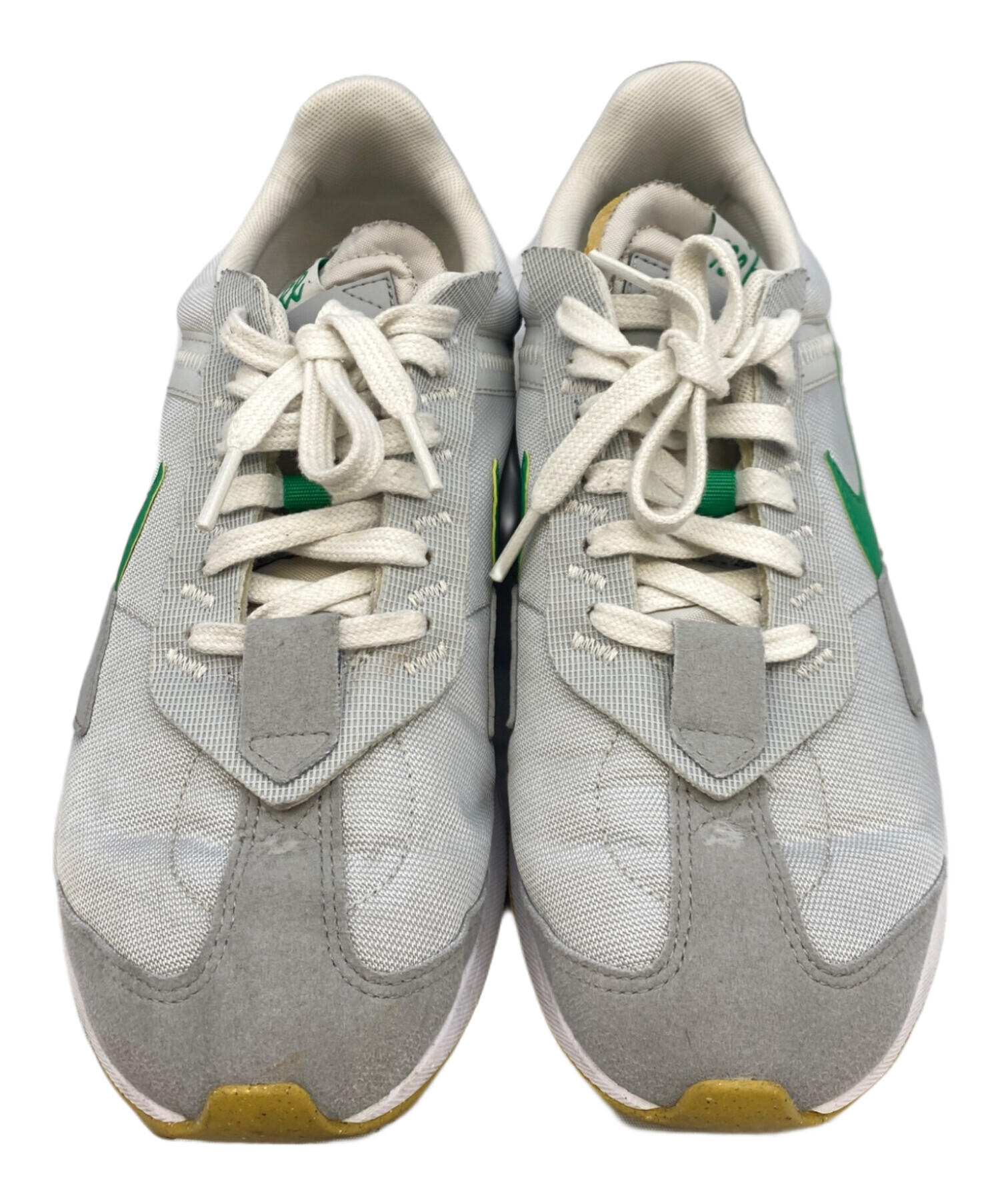 中古・古着通販】NIKE (ナイキ) スニーカー グレー×グリーン サイズ:27