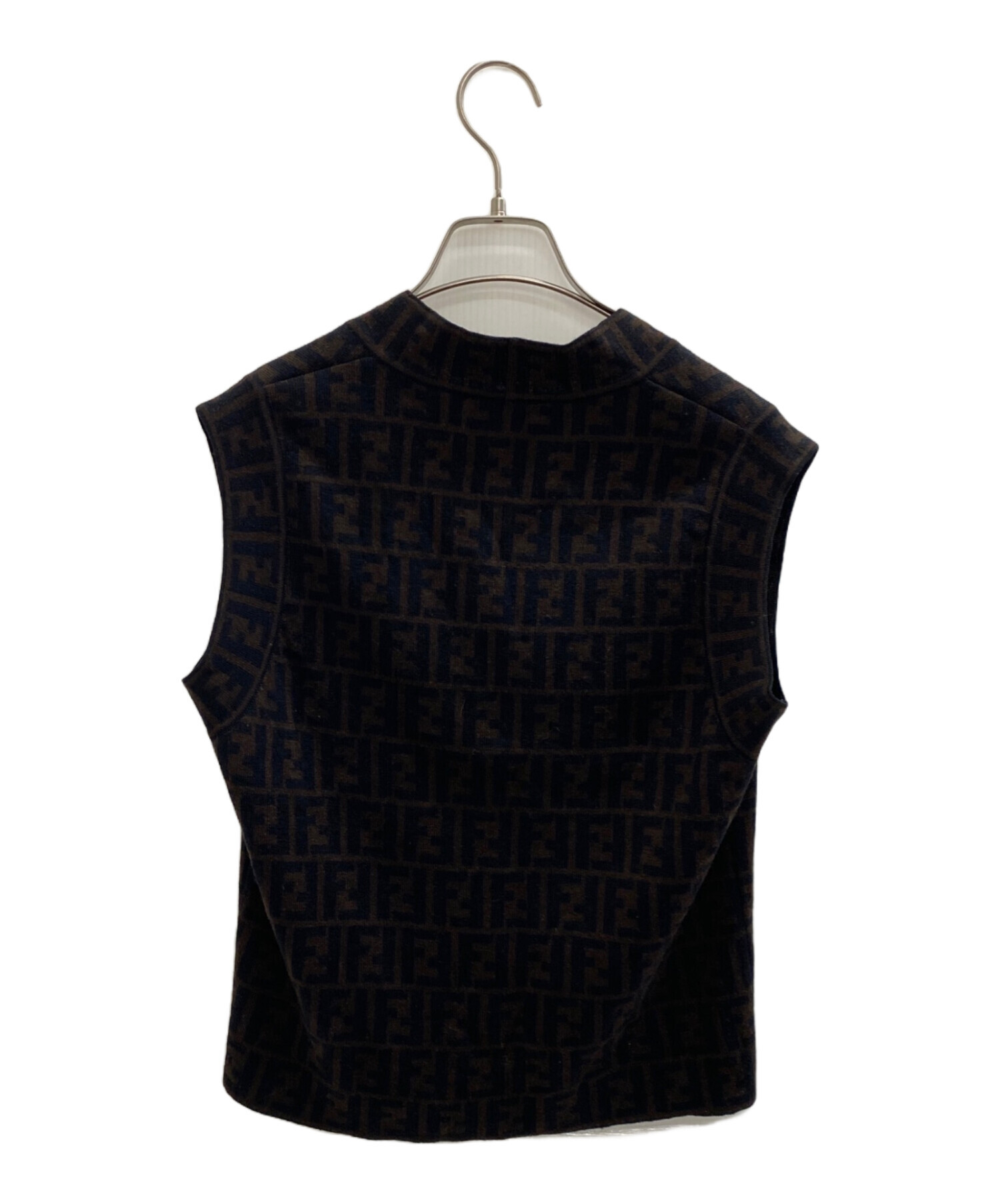 中古・古着通販】FENDI (フェンディ) ベスト ブラウン サイズ:42