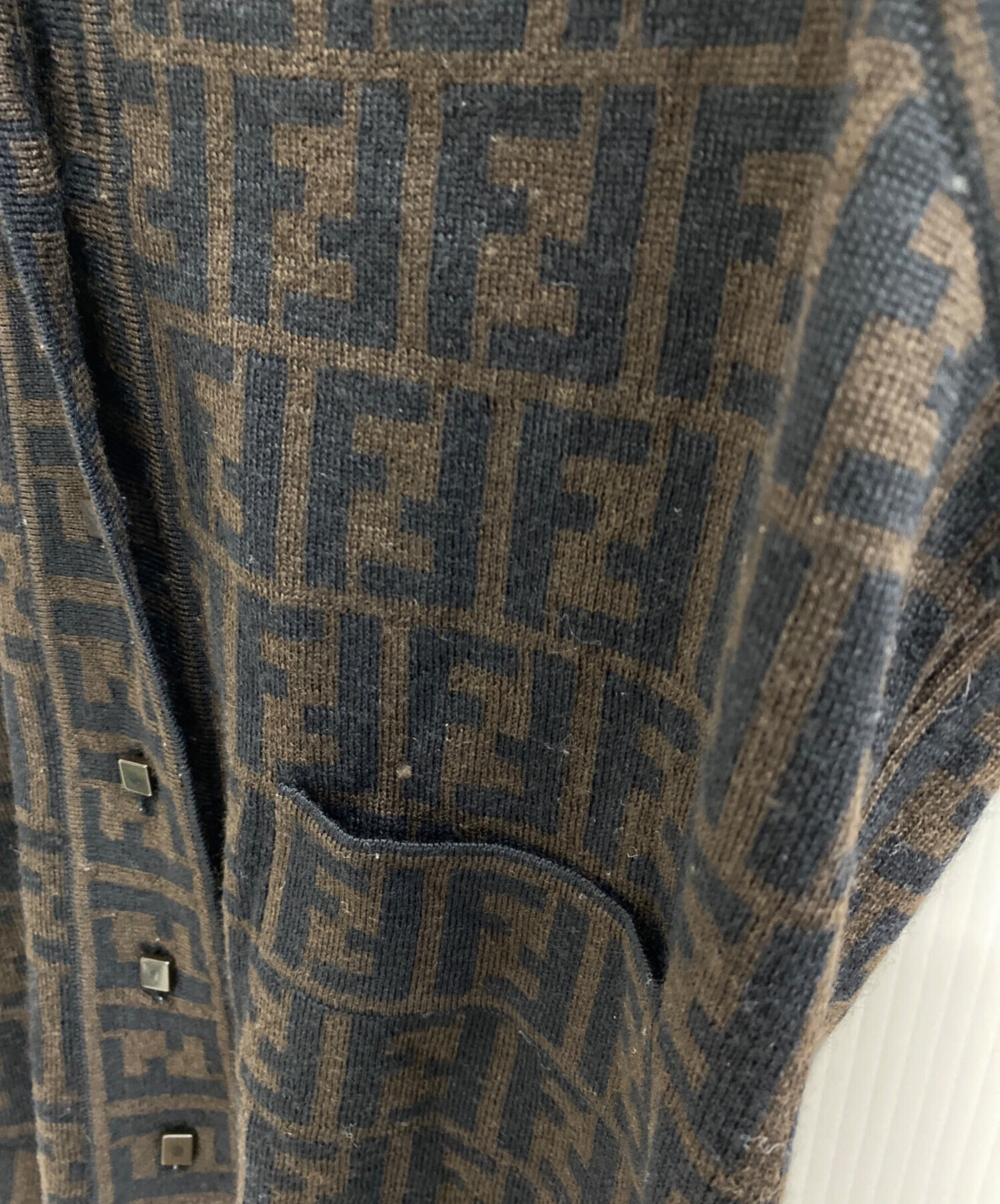 中古・古着通販】FENDI (フェンディ) ベスト ブラウン サイズ:42