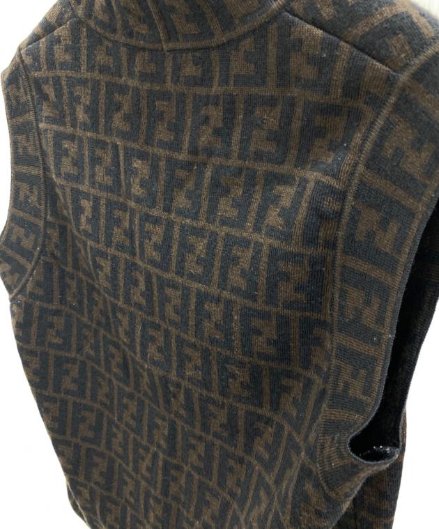 中古・古着通販】FENDI (フェンディ) ベスト ブラウン サイズ:42
