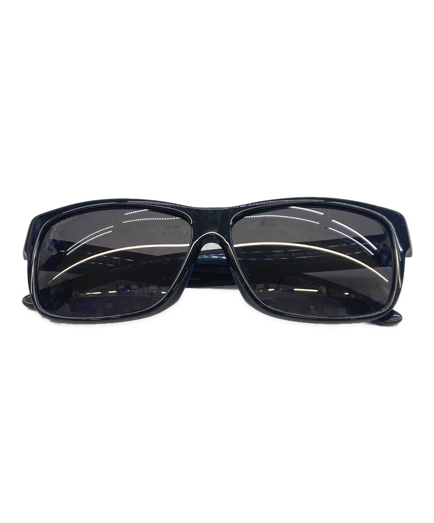 こ*り様 GUCCI サングラス ブラック 中古・古着通販】GUCCI (グッチ) サングラス ブラック サイズ:58☐13