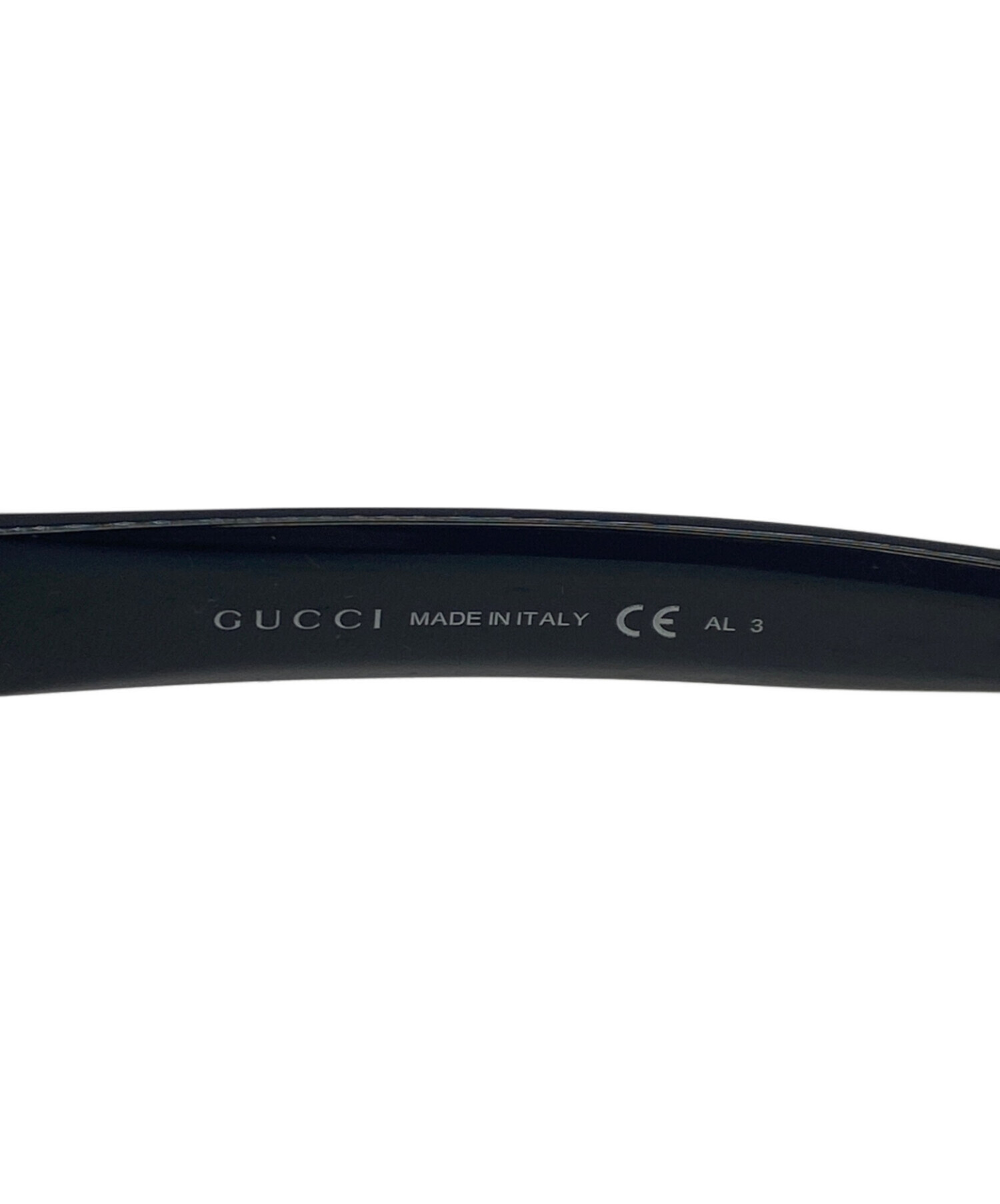 中古・古着通販】GUCCI (グッチ) サングラス ブラック サイズ:58☐13