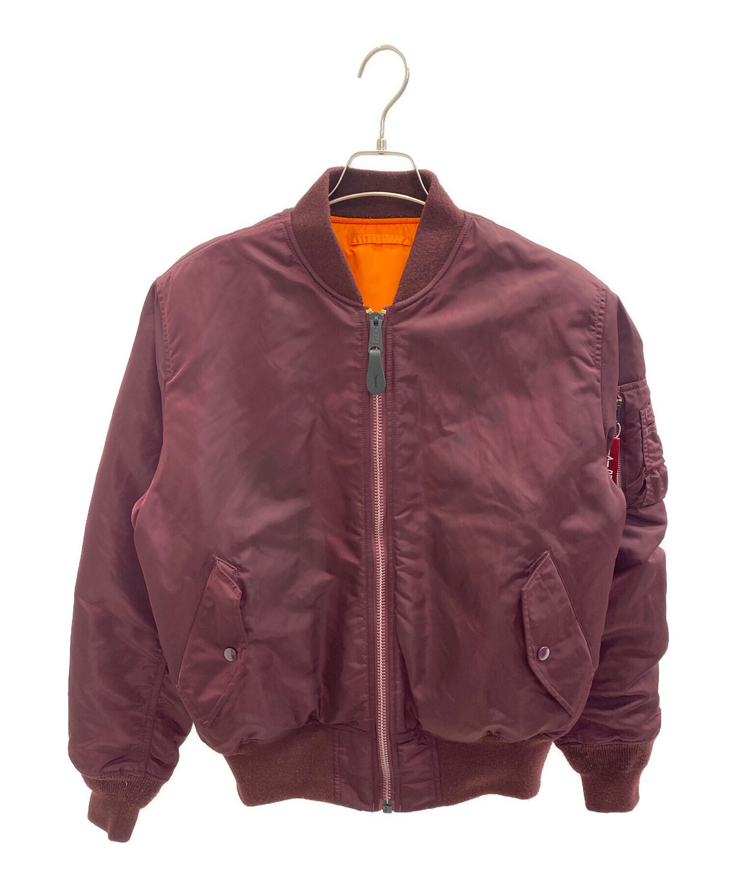 アルファインダストリーズ フライトジャケット MA-1 Lサイズ　古着 中古・古着通販】ALPHA INDUSTRIES (アルファインダストリーズ) MA-1