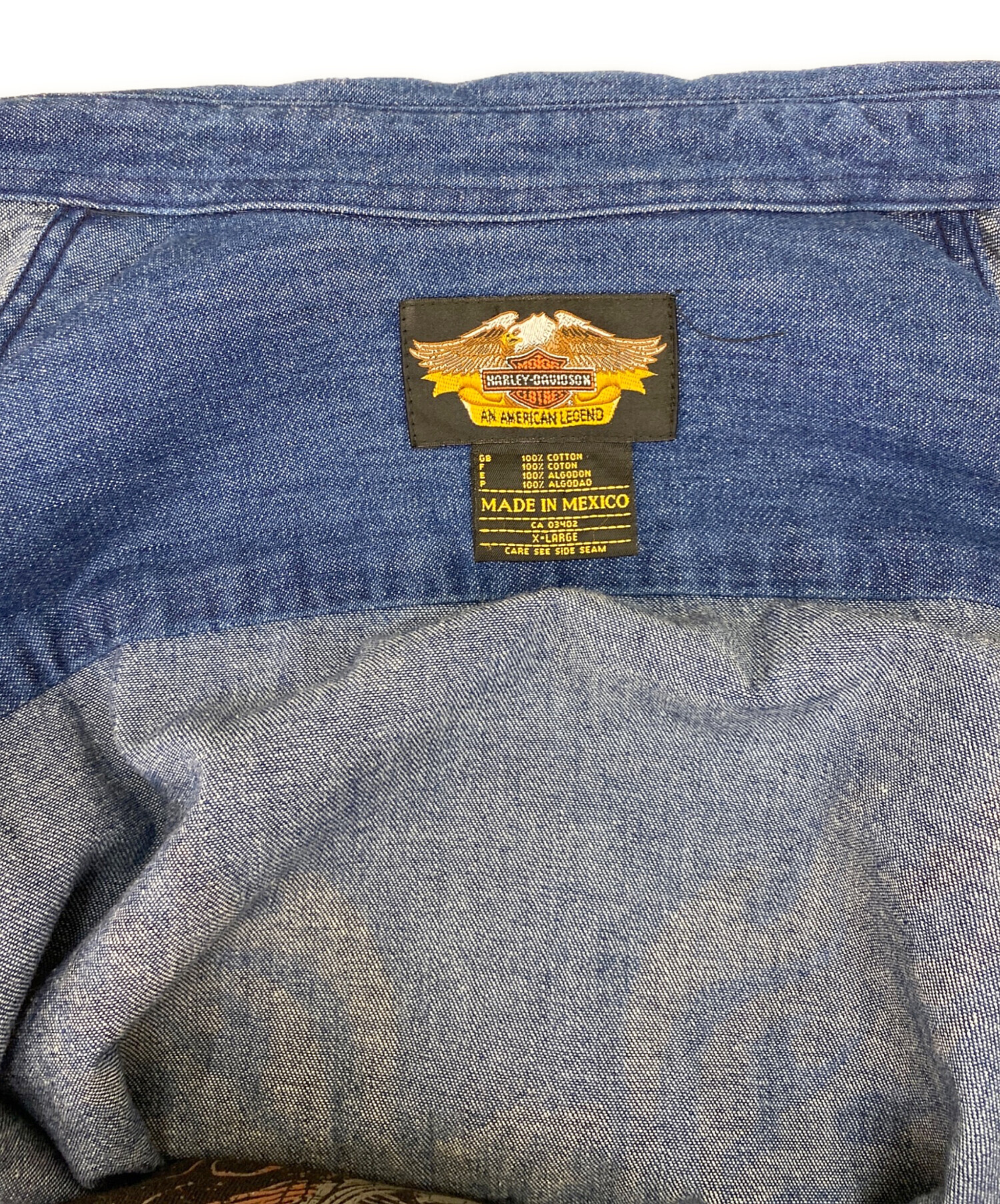 中古・古着通販】HARLEY-DAVIDSON (ハーレーダビッドソン) デニム