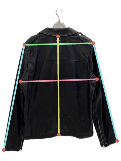 中古・古着通販】MICHAEL KORS (マイケルコース) ラムレザー ダブル
