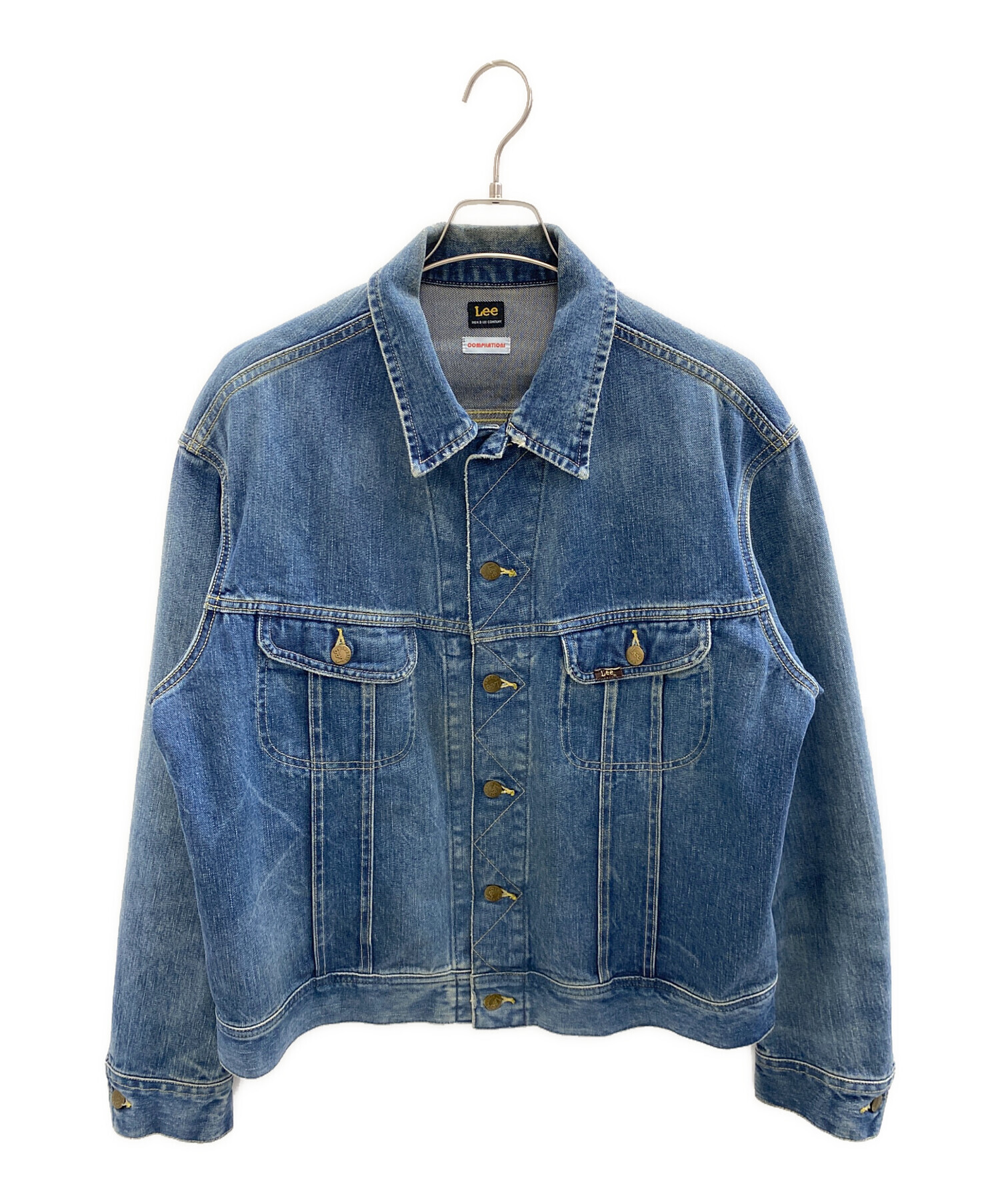 中古・古着通販】LEE (リー) デニムジャケット ブルー サイズ:XL 