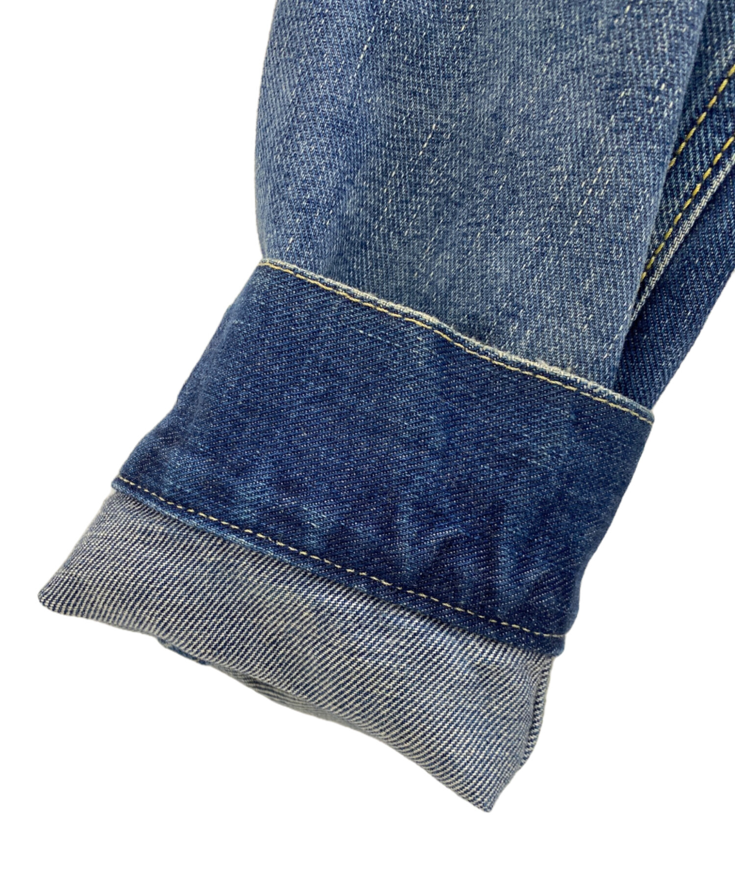 中古・古着通販】LEE (リー) デニムジャケット ブルー サイズ:XL 