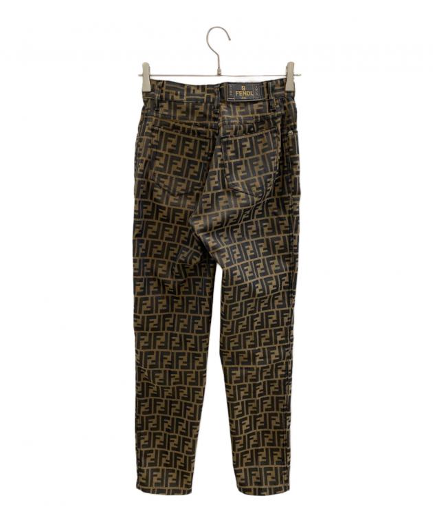 中古・古着通販】FENDI (フェンディ) パンツ ブラウン サイズ:W27
