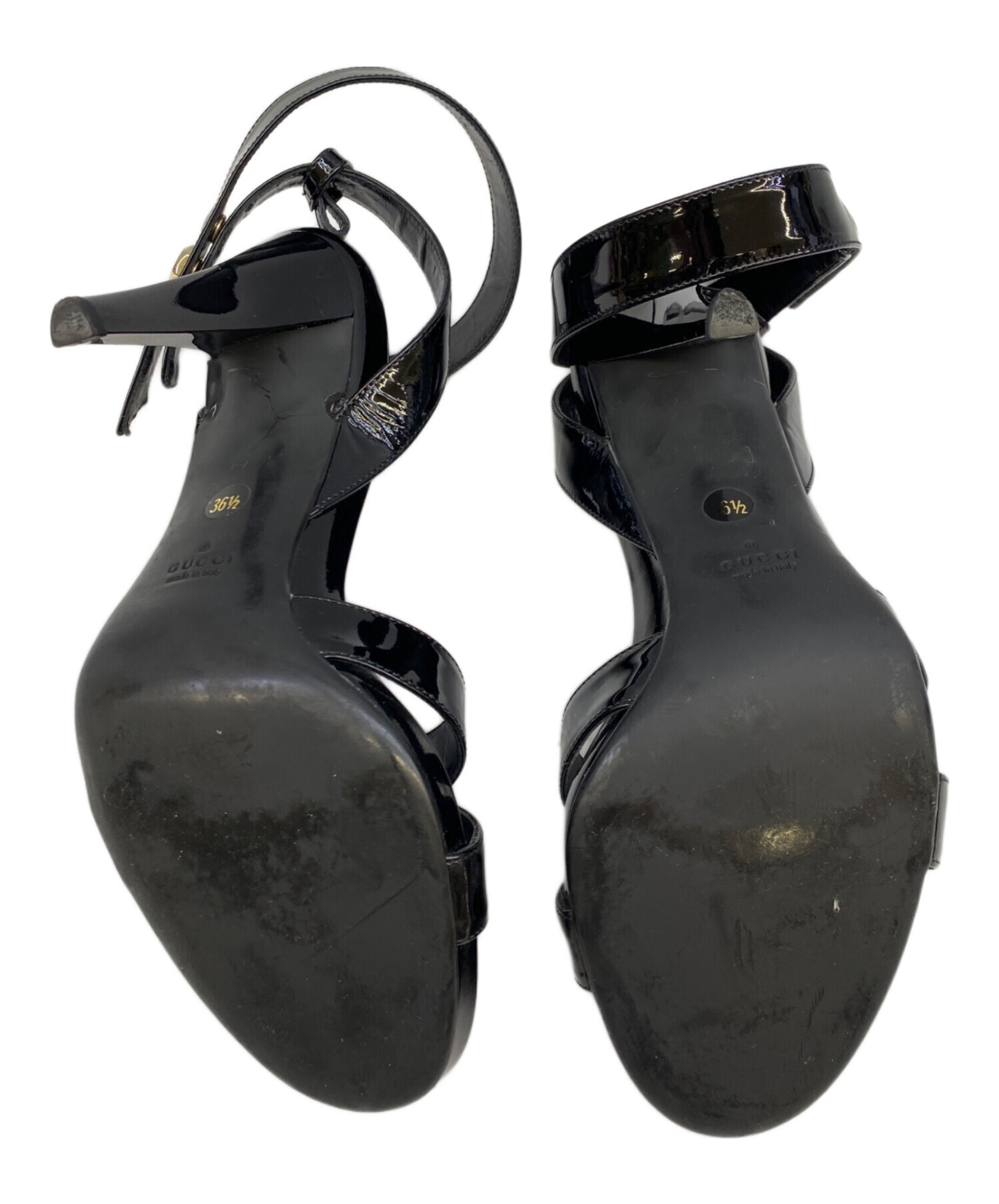 GUCCI ハイヒール・パンプス 中古・古着通販】GUCCI (グッチ) ハイヒールパンプス ブラック サイズ