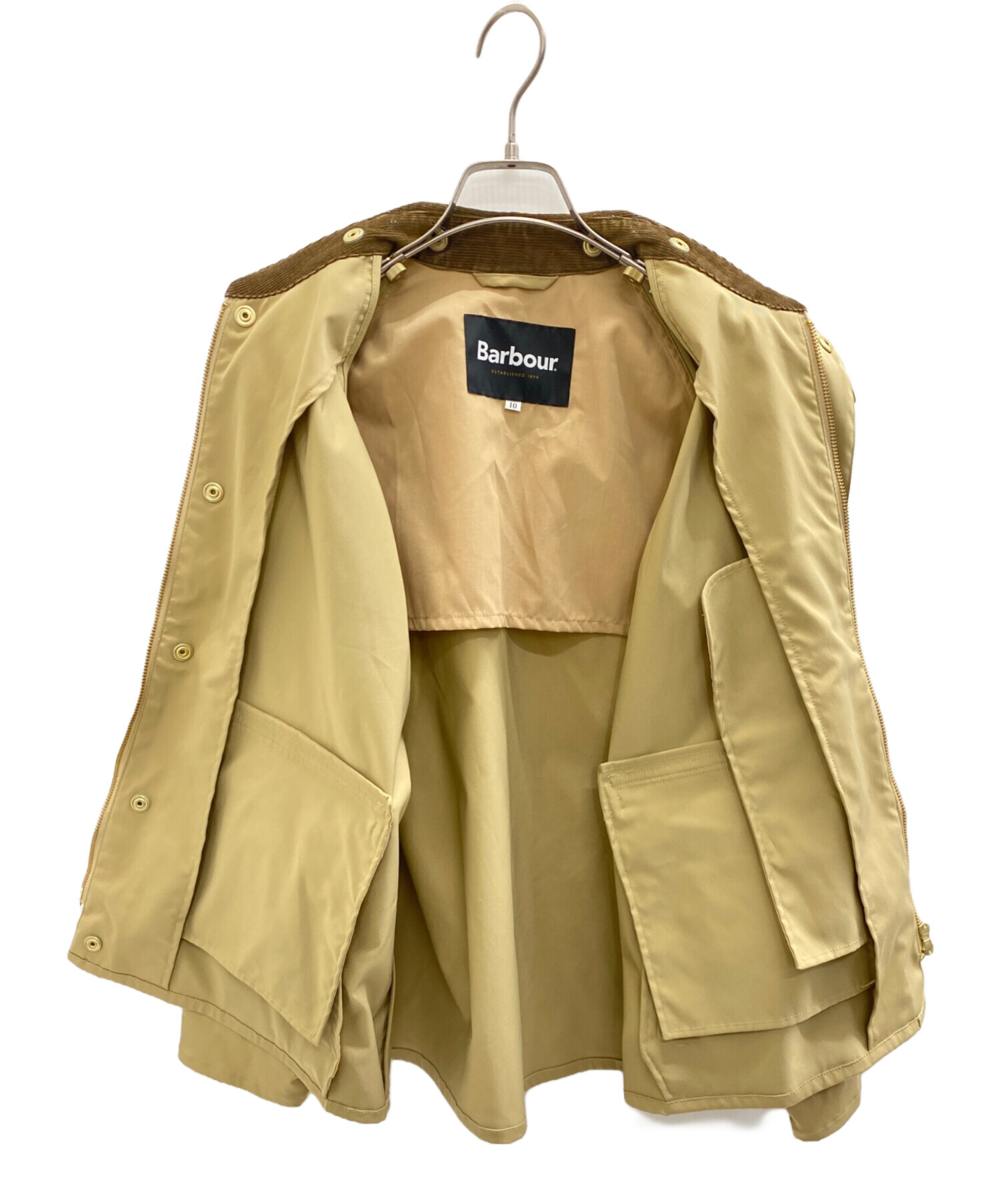 中古・古着通販】Barbour (バブアー) ブルゾン ベージュ サイズ:10