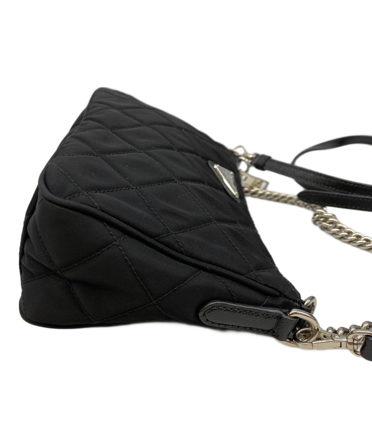 中古・古着通販】PRADA (プラダ) キルティングナイロン 2WAY チェーン