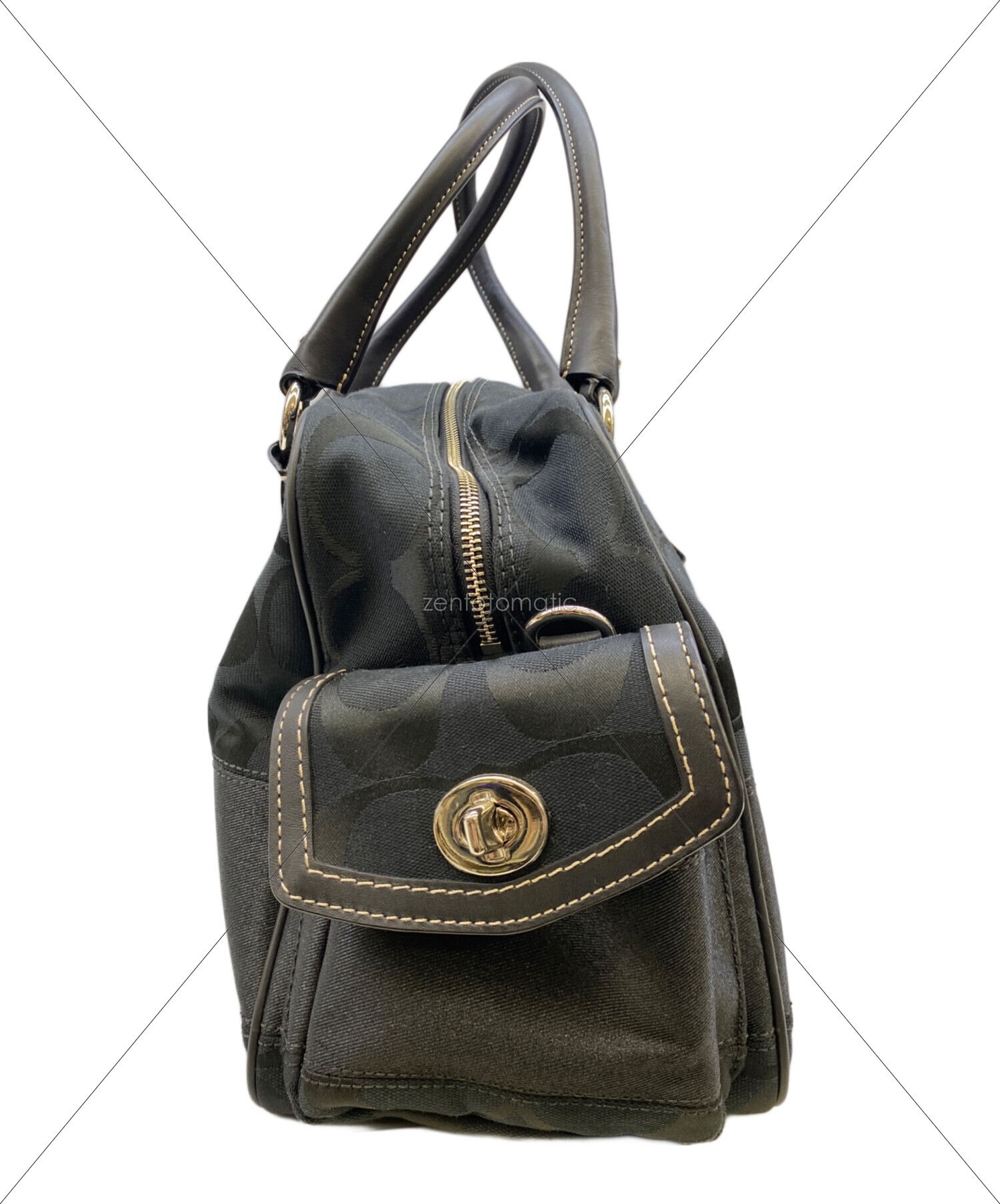 中古・古着通販】COACH (コーチ) ボストンバッグ ブラック｜ブランド