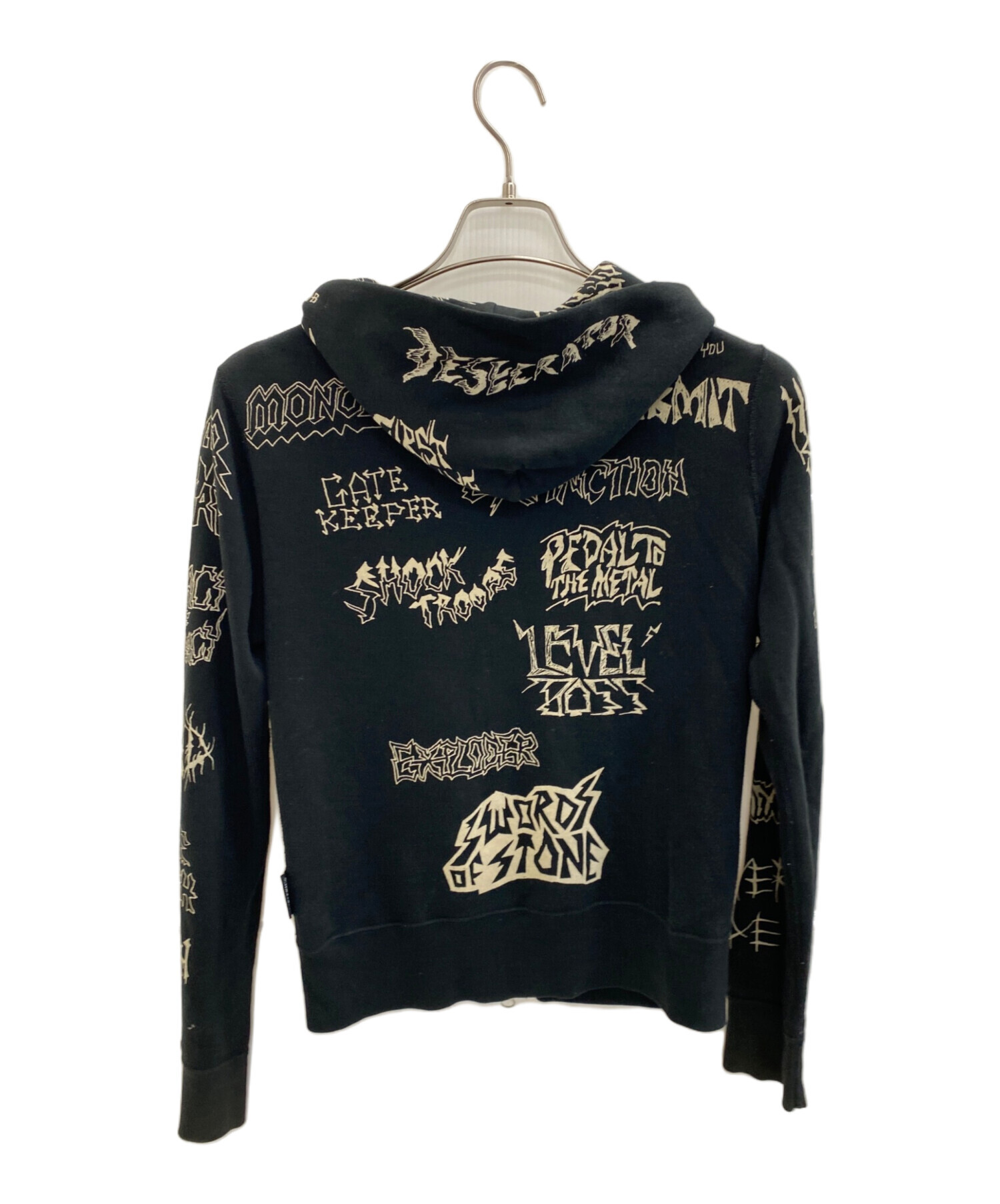 HYSTERIC GLAMOUR ブラックパーカー 中古・古着通販】Hysteric Glamour (ヒステリックグラマー) ジップ