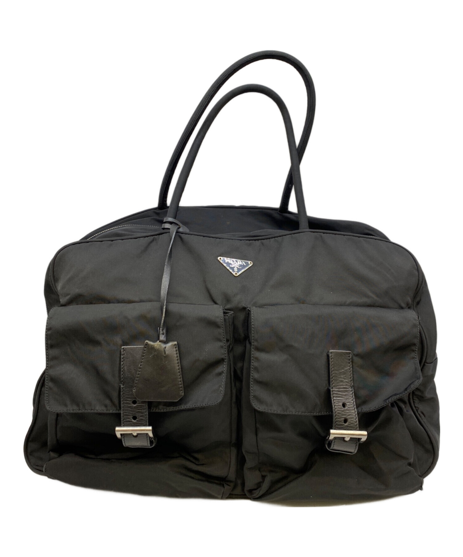 中古・古着通販】PRADA (プラダ) ボストンバッグ ブラック｜ブランド