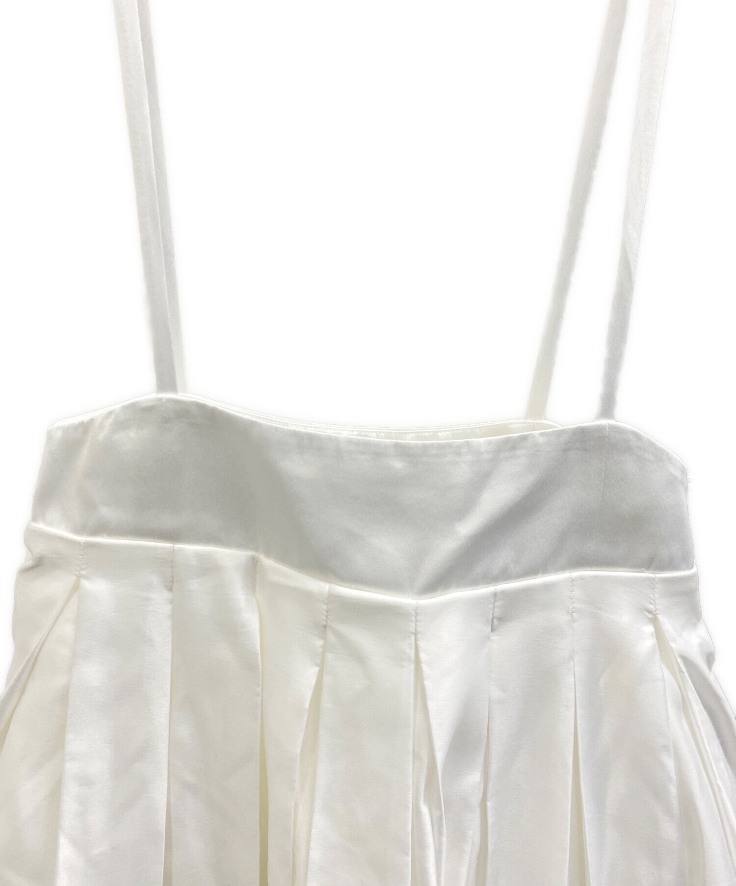中古・古着通販】Bibiy. (ビビィ) ASHLEY SUSPENDER SKIRT ホワイト