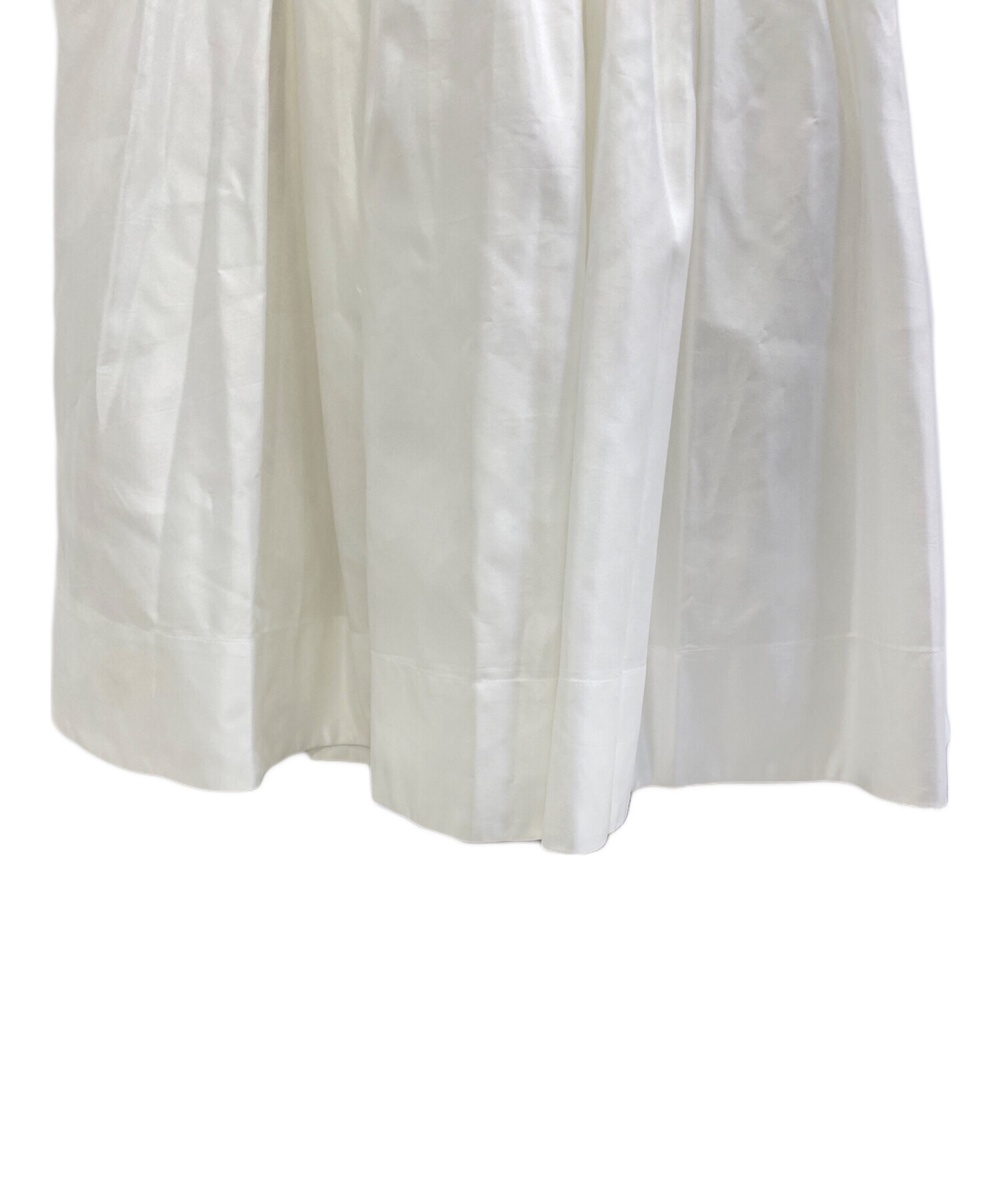 中古・古着通販】Bibiy. (ビビィ) ASHLEY SUSPENDER SKIRT ホワイト