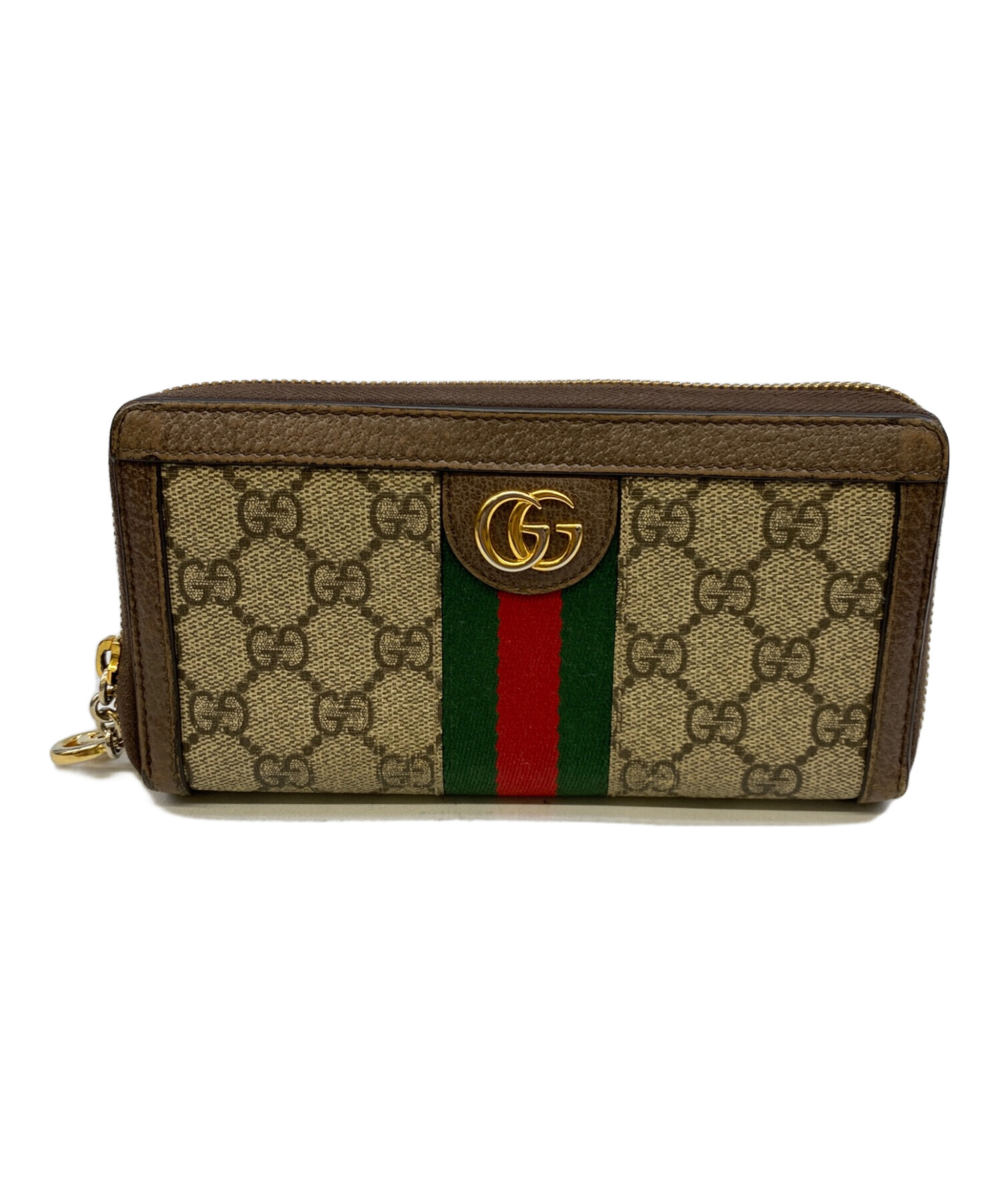 中古・古着通販】GUCCI (グッチ) GGジップアラウンドウォレット