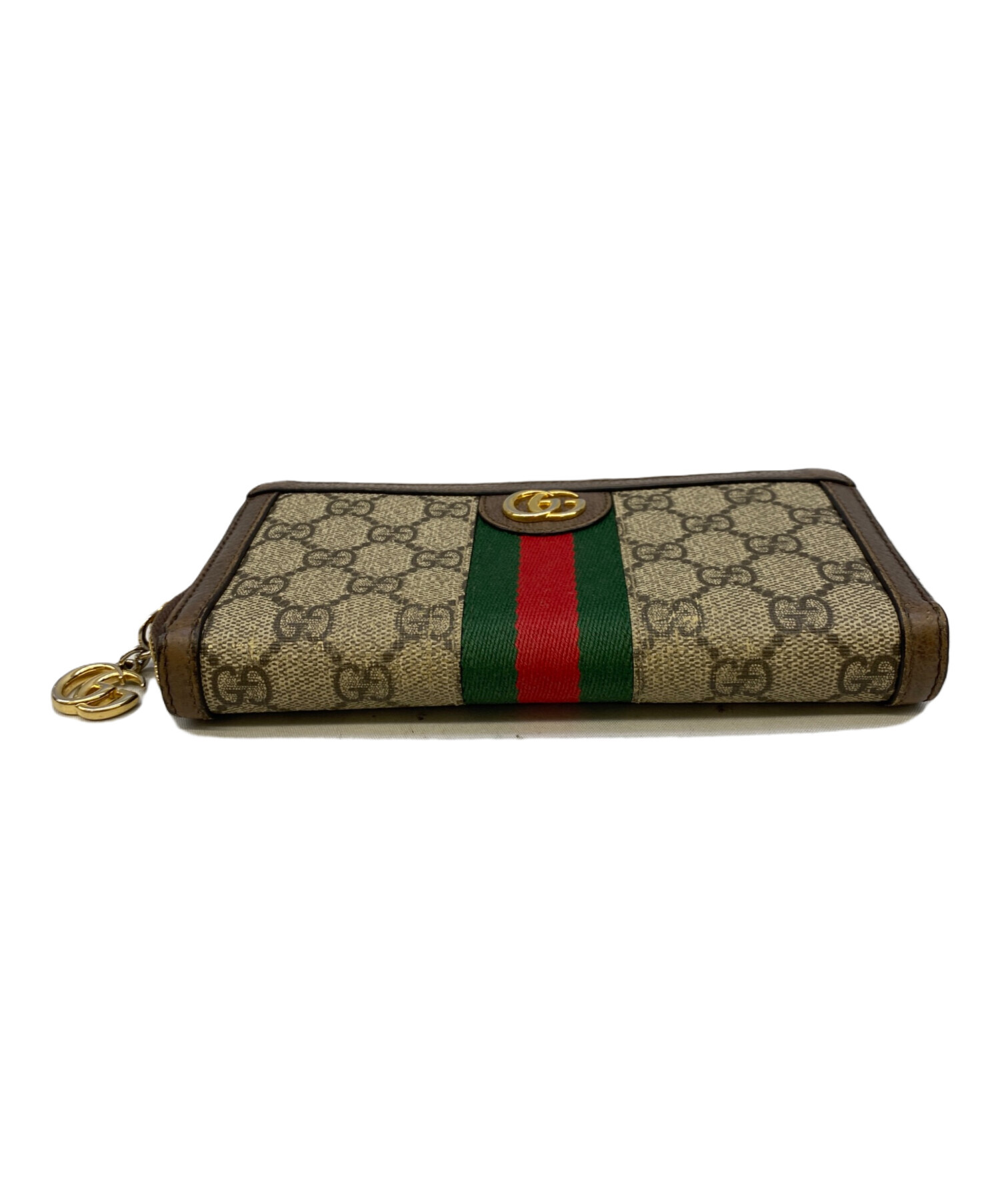中古・古着通販】GUCCI (グッチ) GGジップアラウンドウォレット