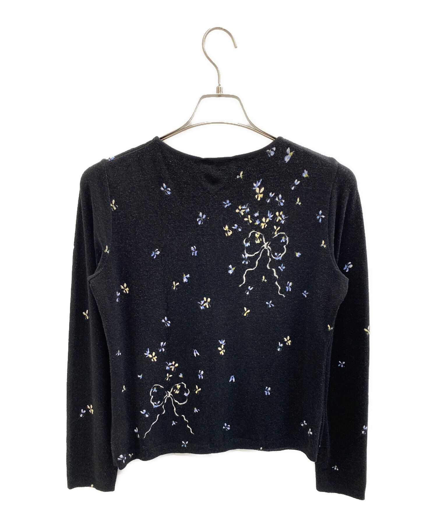 中古・古着通販】BLUMARINE (ブルマリン) 薄手カーディガン ブラック