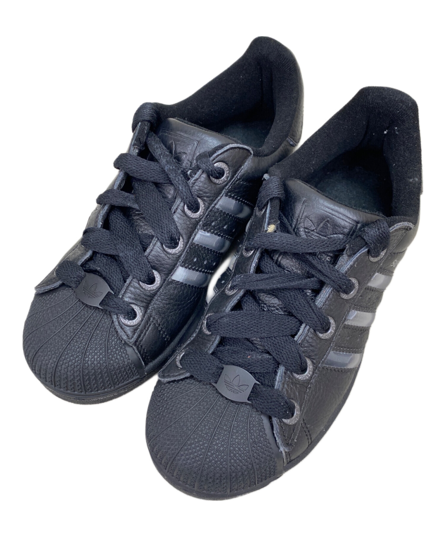 中古・古着通販】adidas (アディダス) SUPER STAR ブラック サイズ