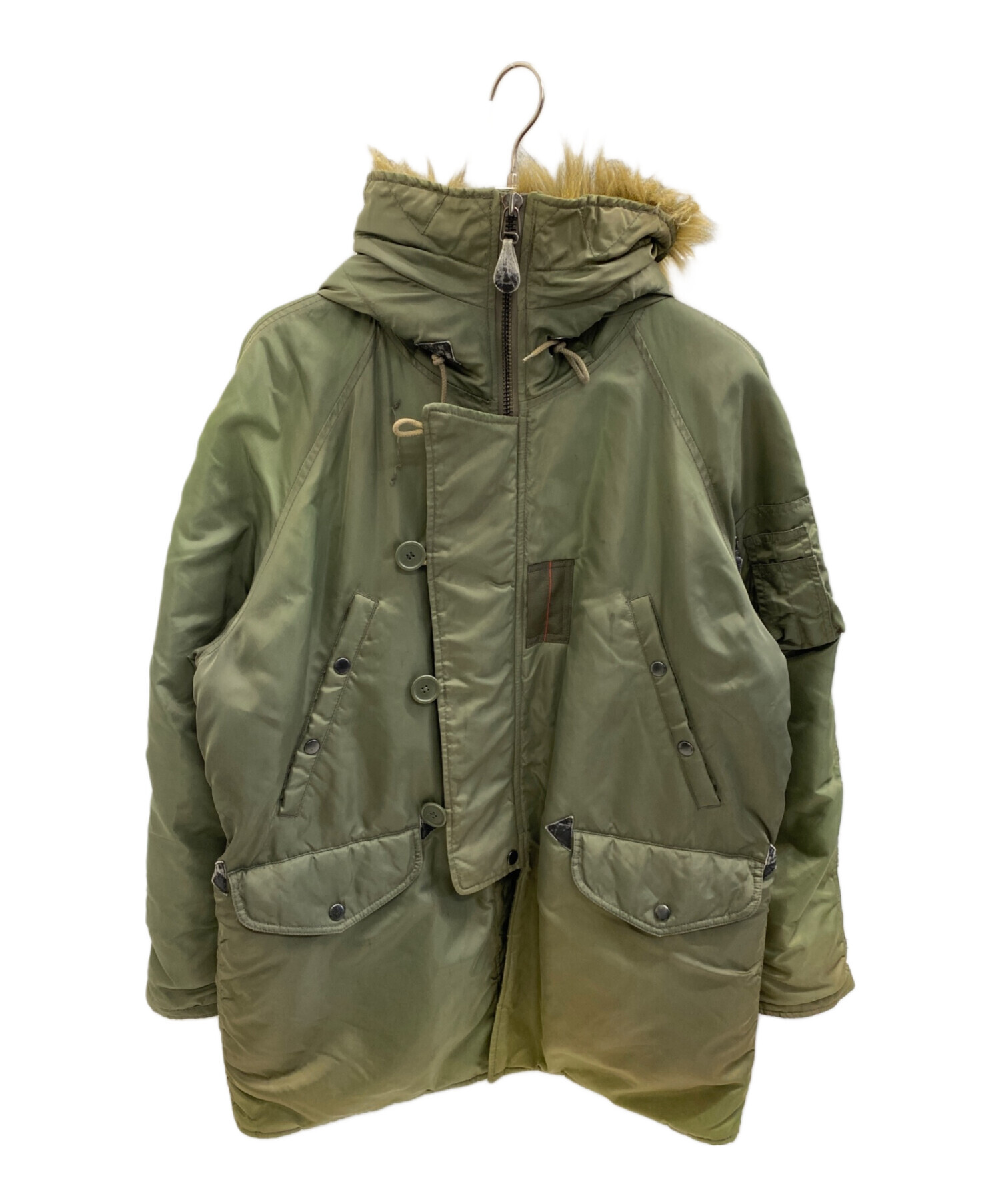 【美品・お値下げしました】AVIREX TYPE N-3B L カーキ 中古・古着通販】AVIREX (アヴィレックス) N−3B カーキ サイズ:M