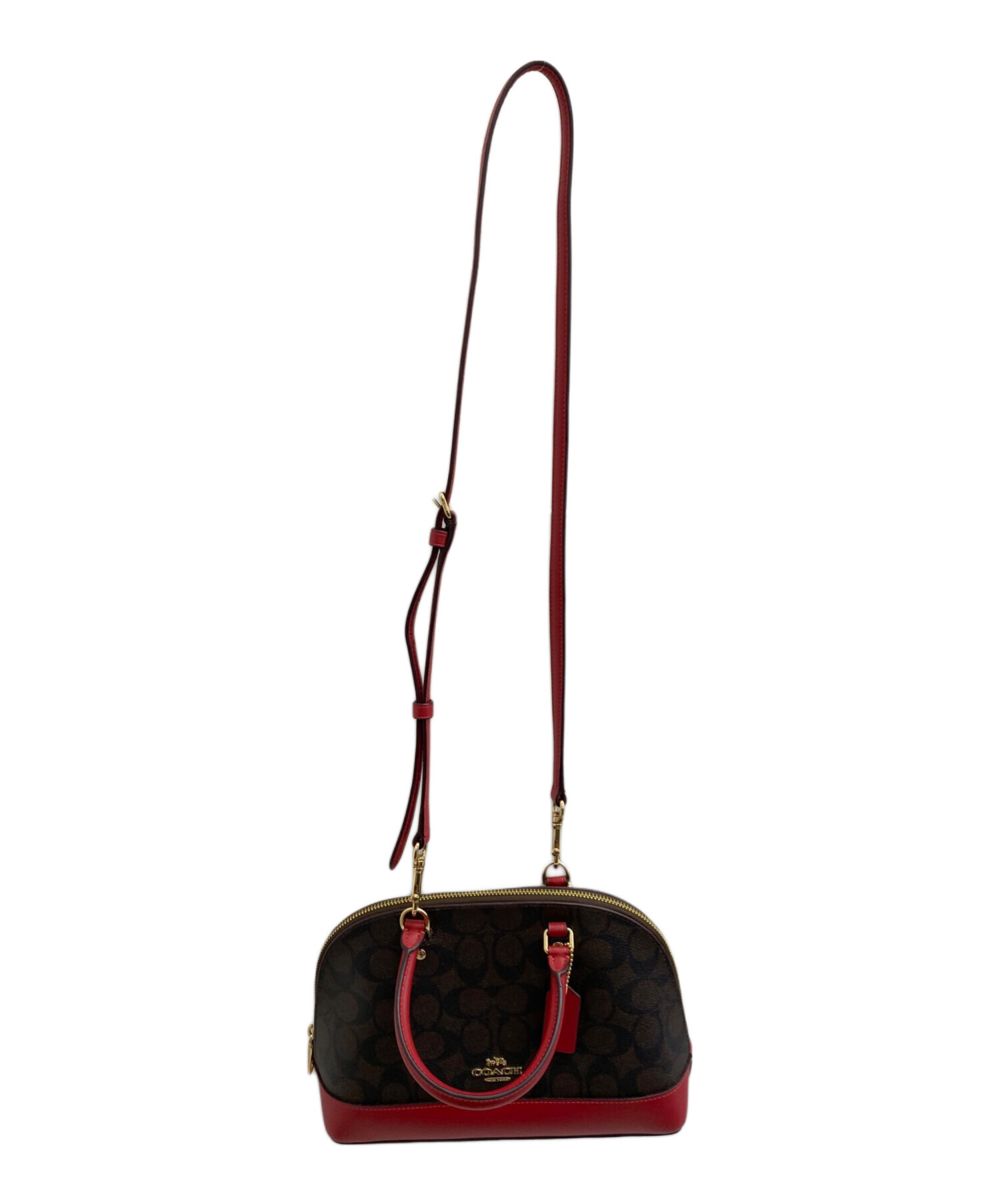 中古・古着通販】COACH (コーチ) 2WAYショルダーバッグ ブラウン