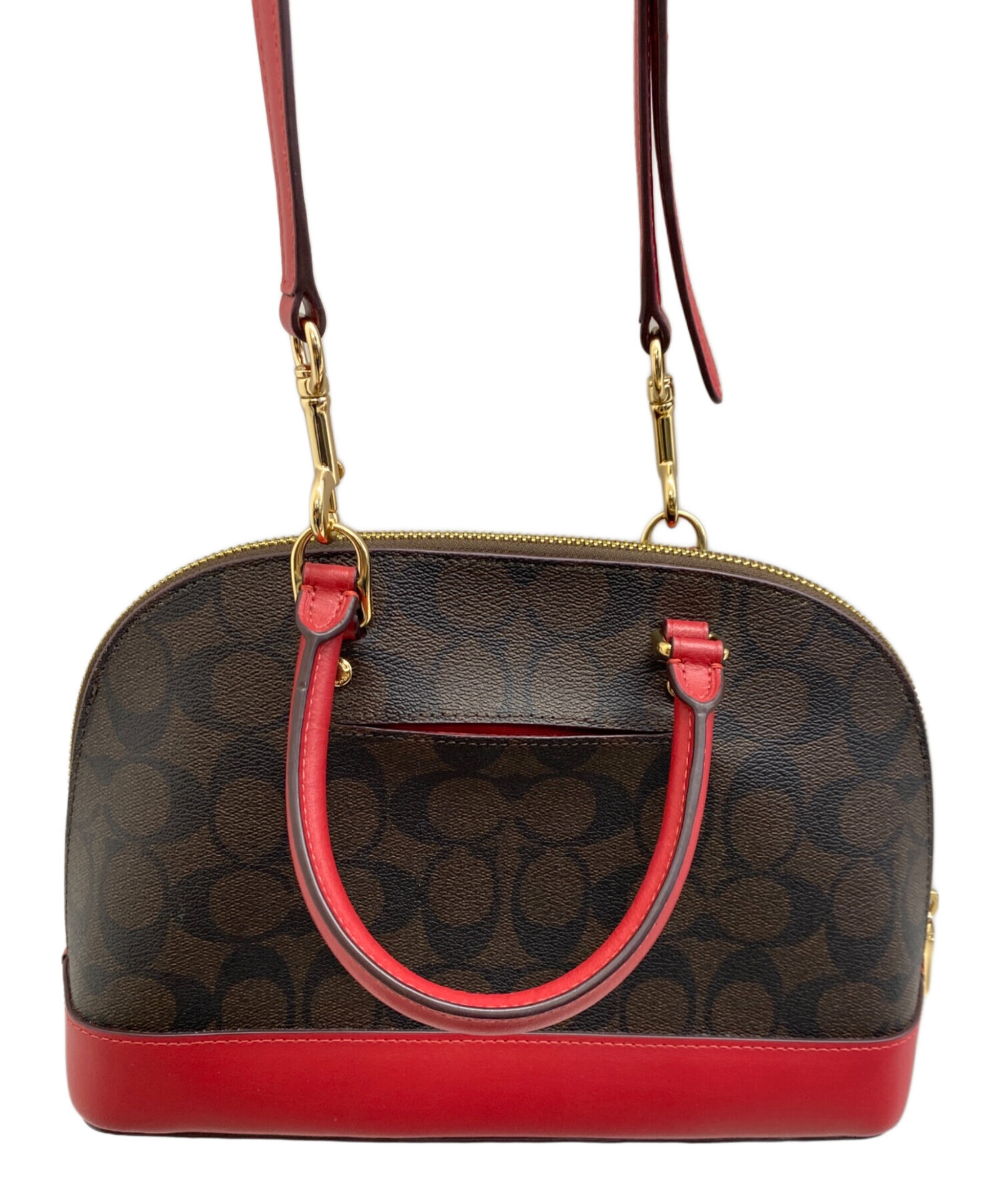 中古・古着通販】COACH (コーチ) 2WAYショルダーバッグ ブラウン