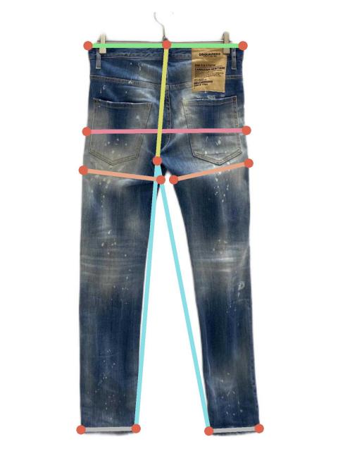 中古・古着通販】DSQUARED2 (ディースクエアード) 2AW Skater Jean