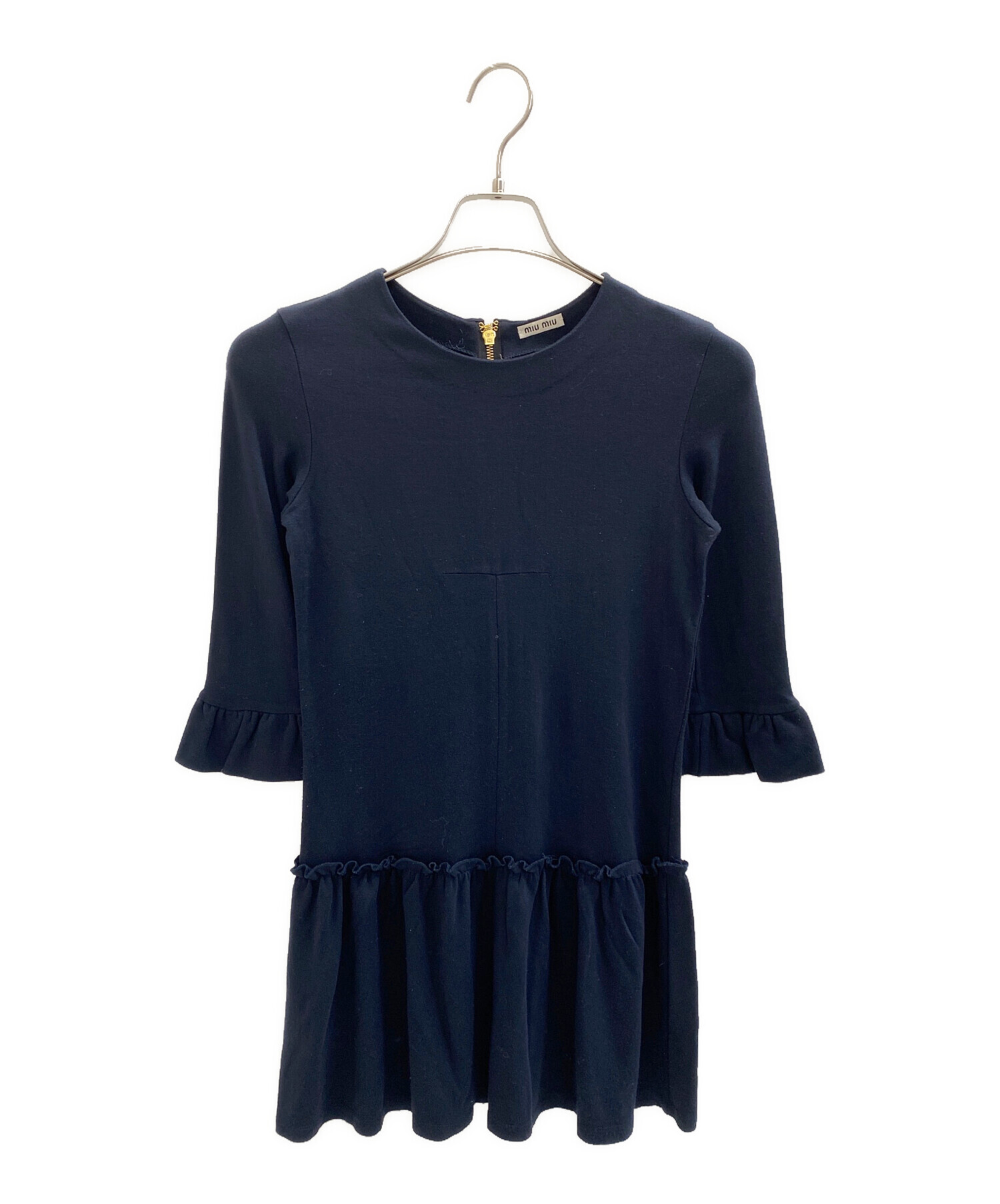 中古・古着通販】MIU MIU (ミュウミュウ) Aライン フリルワンピース