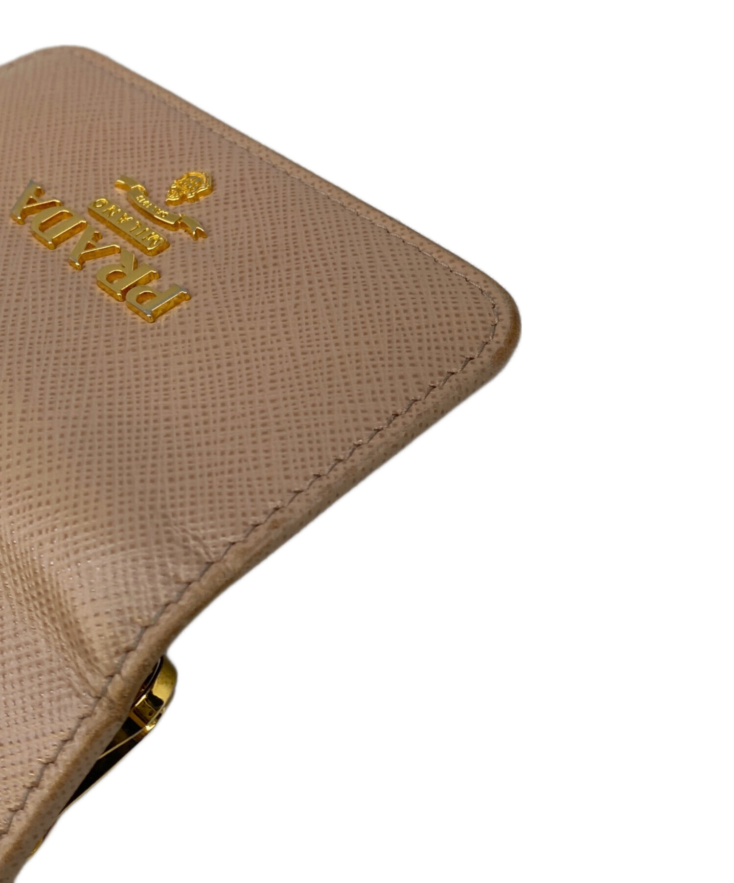 中古・古着通販】PRADA (プラダ) 4連キーケース ピンクベージュ