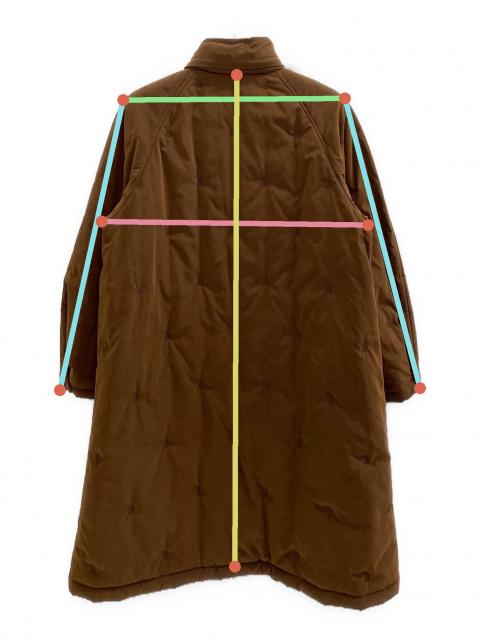 中古・古着通販】BURBERRY (バーバリー) 中綿コート ブラウン サイズ:9