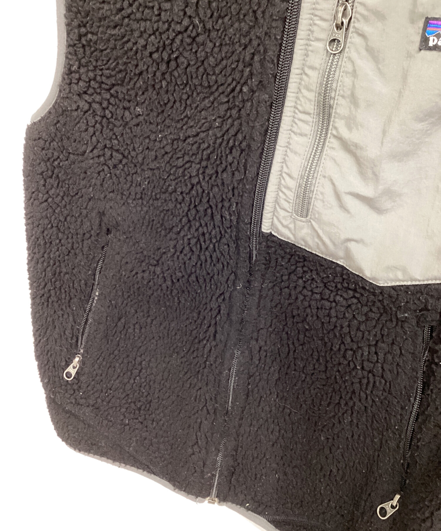 中古・古着通販】Patagonia (パタゴニア) フリースベスト ブラック