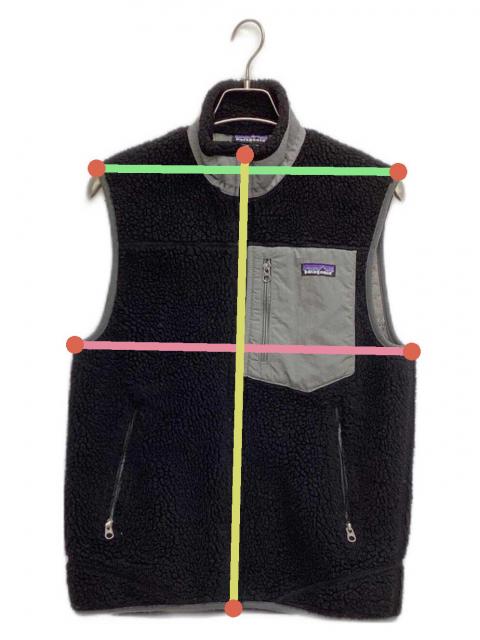 中古・古着通販】Patagonia (パタゴニア) フリースベスト ブラック