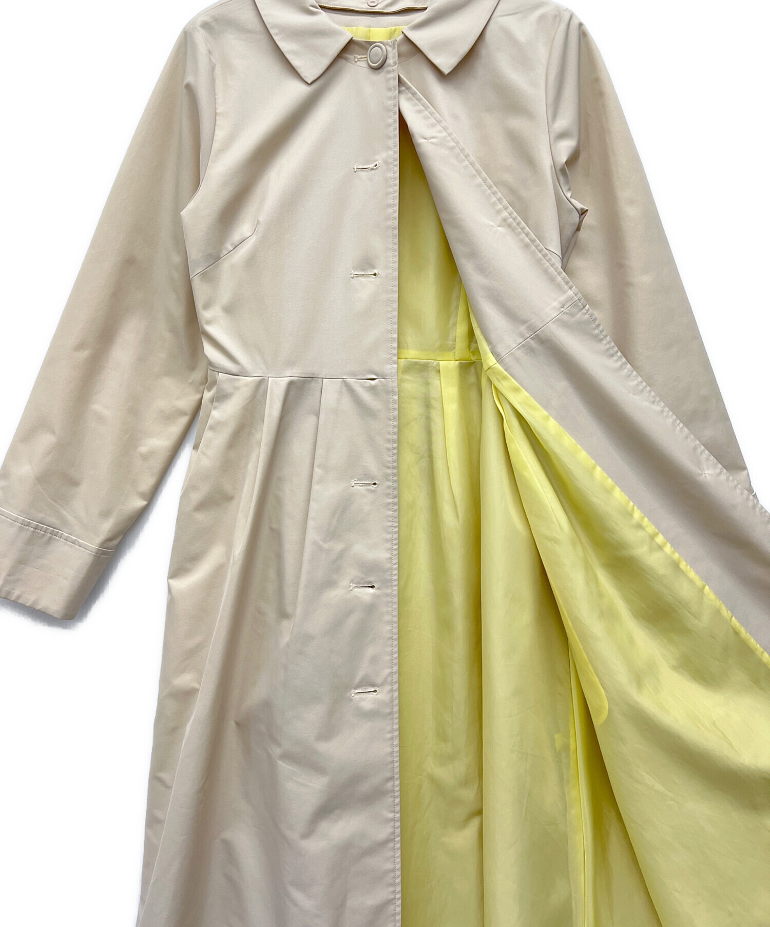 中古・古着通販】JENNE (ジェンヌ) 付け襟ハイウエストフレアコート