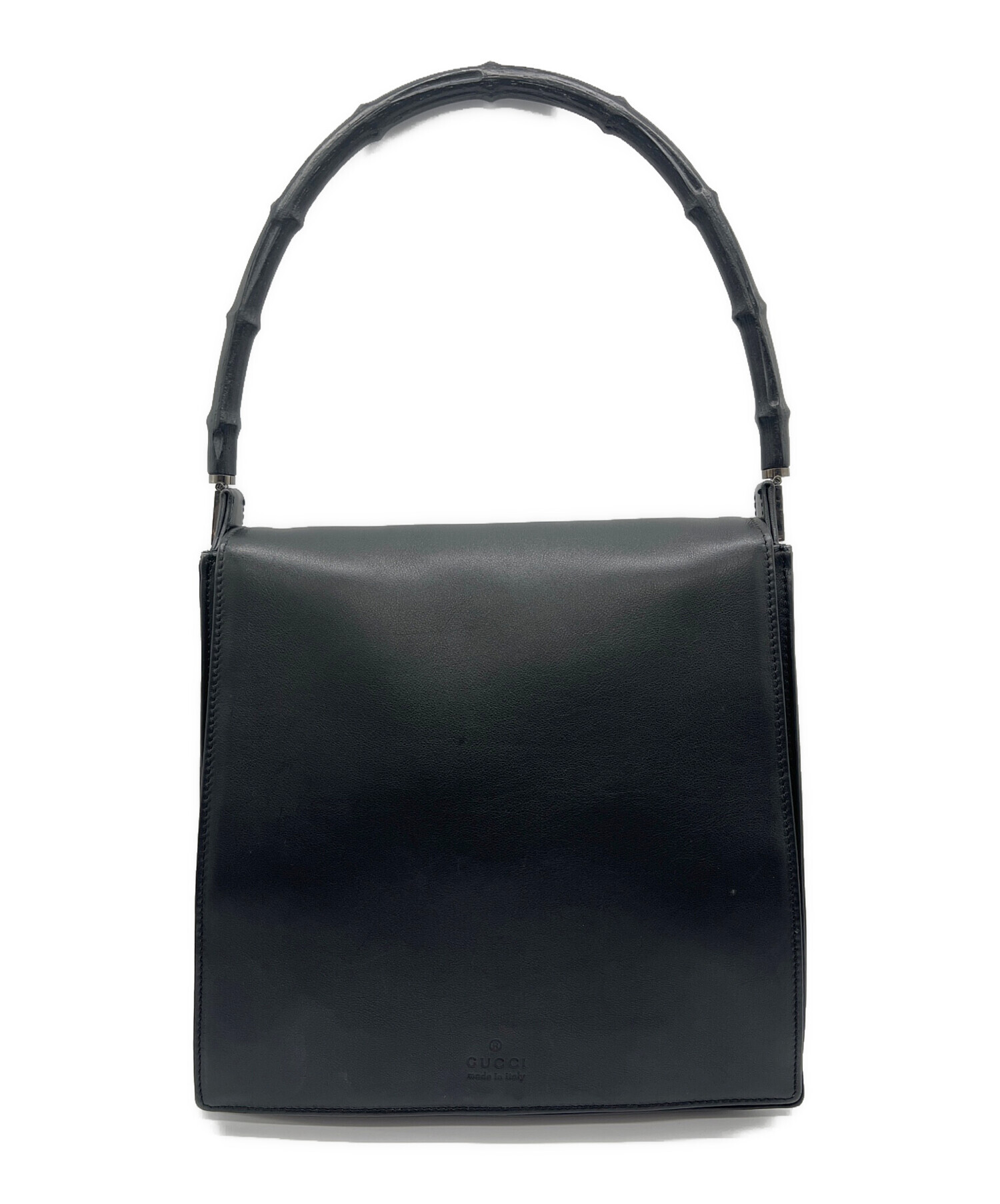 中古・古着通販】GUCCI (グッチ) ハンドバッグ ブラック｜ブランド 