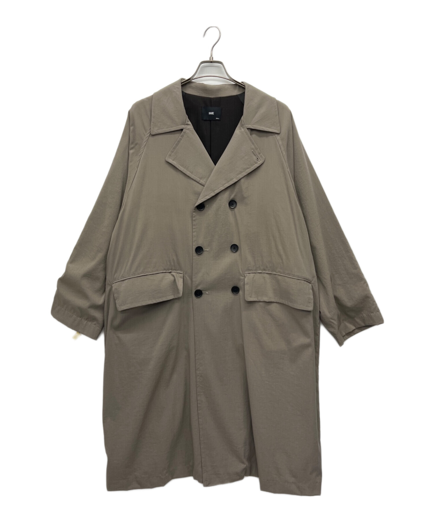 中古・古着通販】HARE (ハレ) オーバーサイズトレンチコート ベージュ