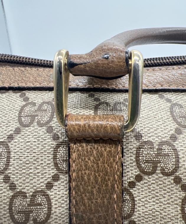 GUCCI ブラックブラウン ミニボストンバッグ型ポーチ　未使用スレあり 楽天市場】【バッグ】GUCCI グッチ GGキャンバス ボストンバッグ ミニ