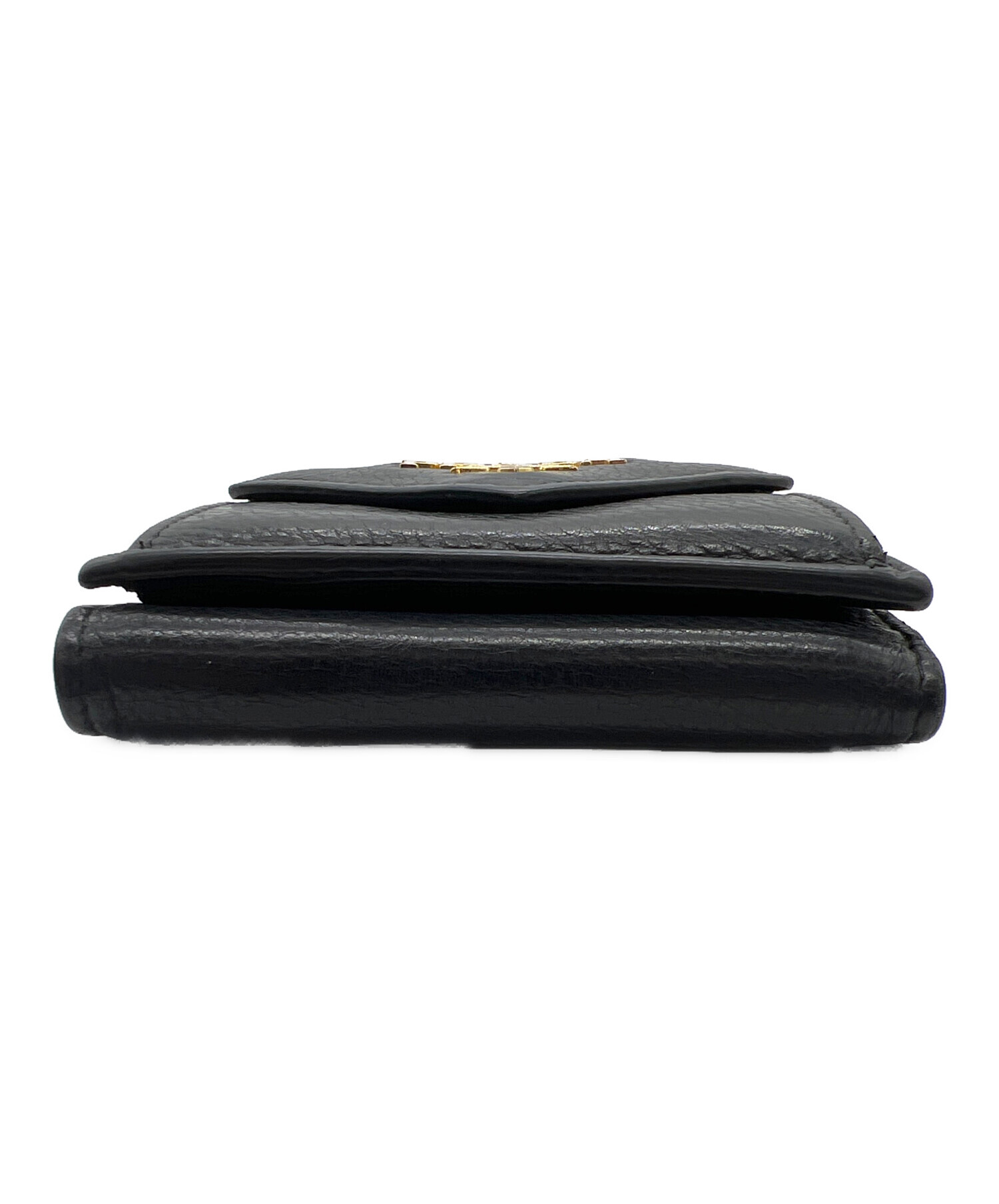 中古・古着通販】PRADA (プラダ) 3つ折り財布 ブラック｜ブランド