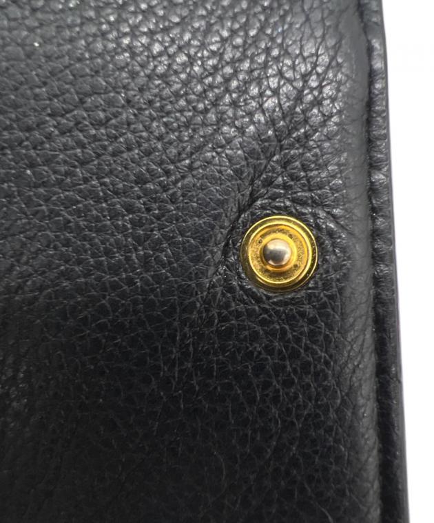 中古・古着通販】PRADA (プラダ) 3つ折り財布 ブラック｜ブランド