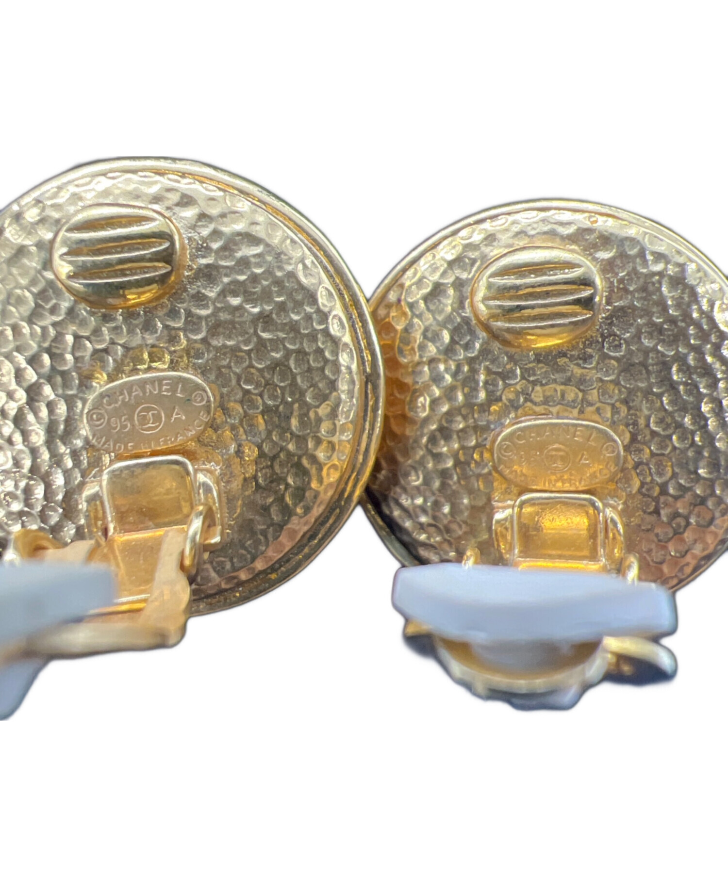 中古・古着通販】CHANEL (シャネル) イヤリング パールデザイン