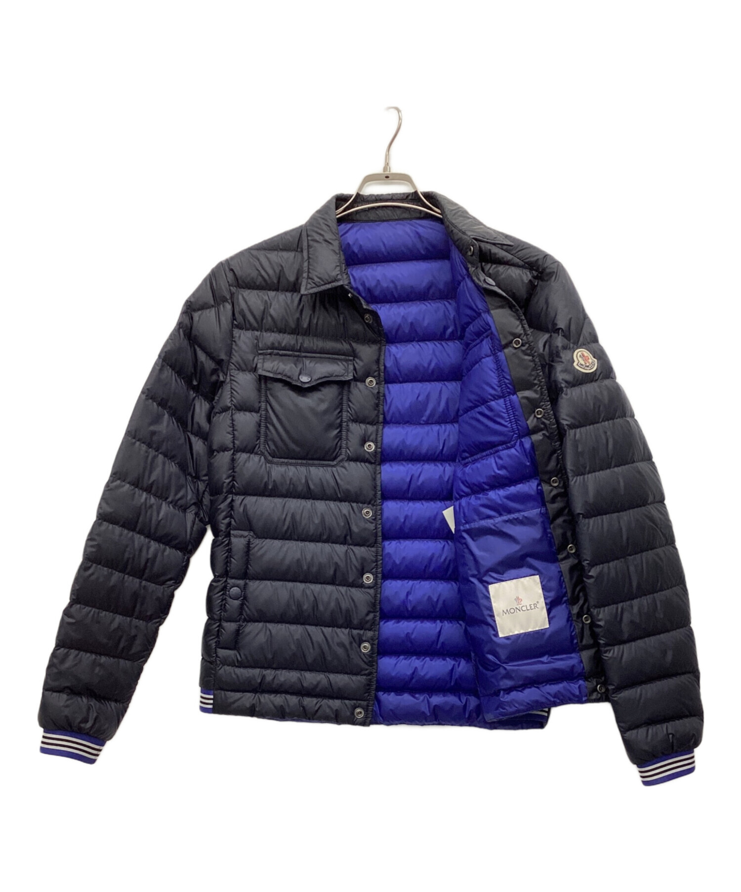 中古・古着通販】MONCLER (モンクレール) ダウンジャケット ネイビー